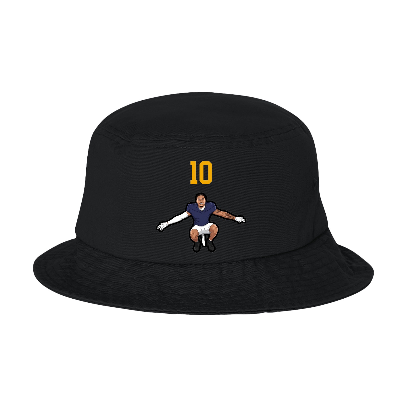 Bucket Cap — Number Top in Black