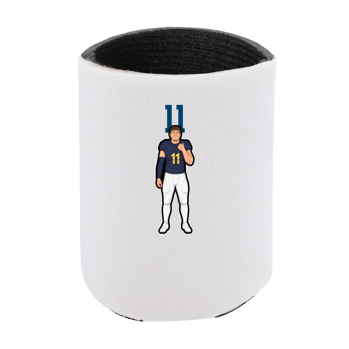 Can Holder — Number Top in White