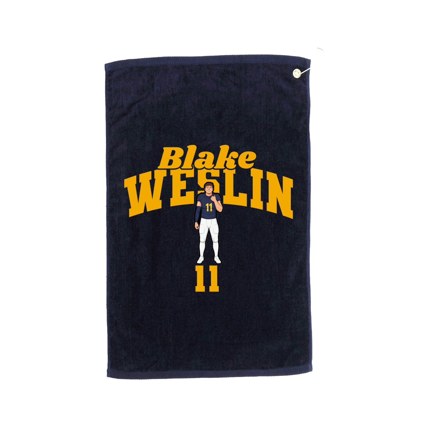 Golf Towel — Signature Arch in Navy