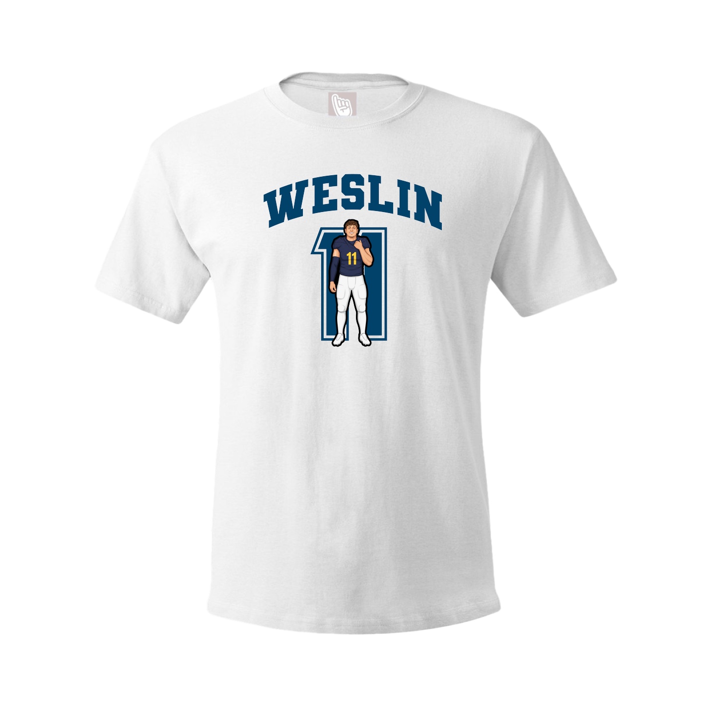 Tee — Number in White