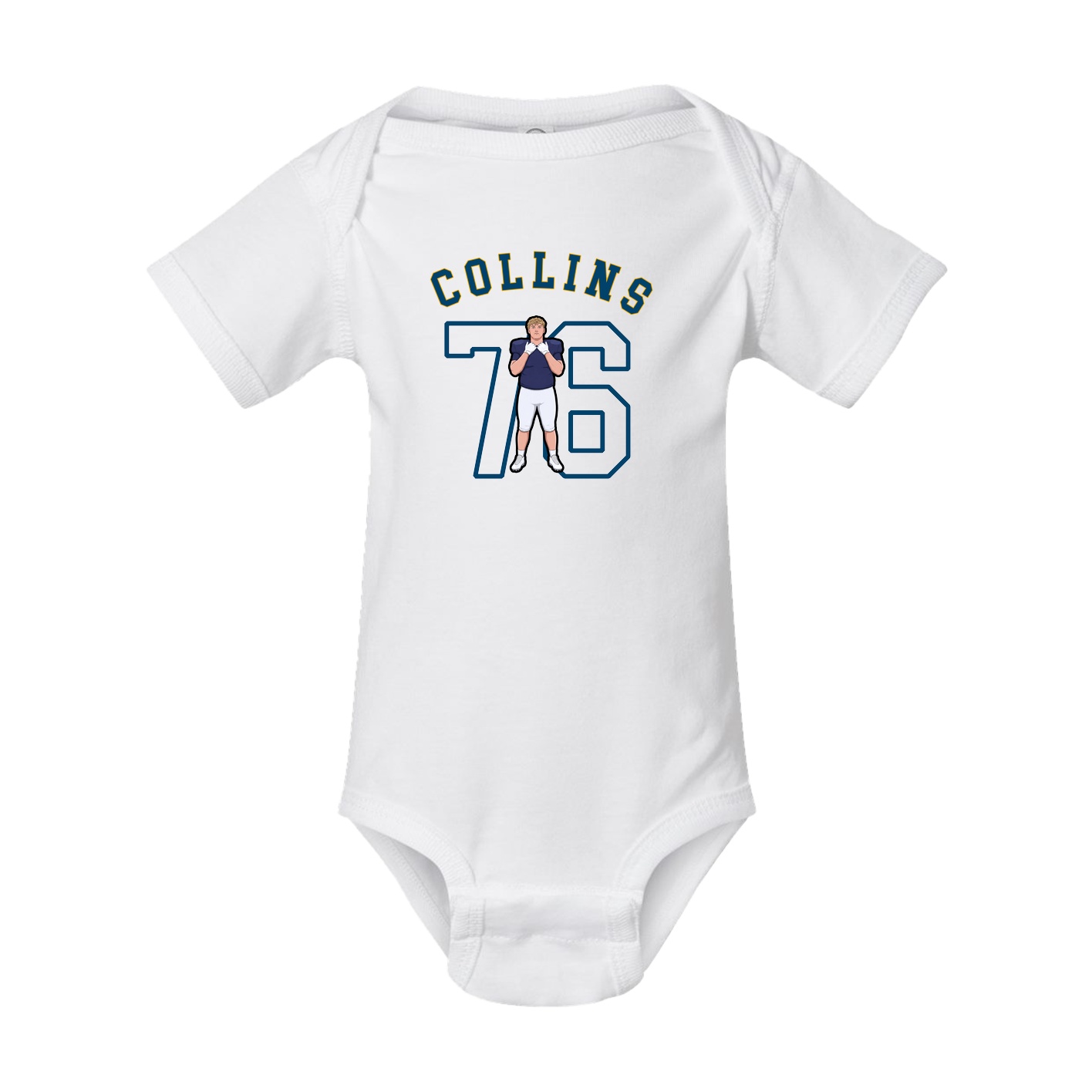 Baby Onesie — Shirsey Arch in White