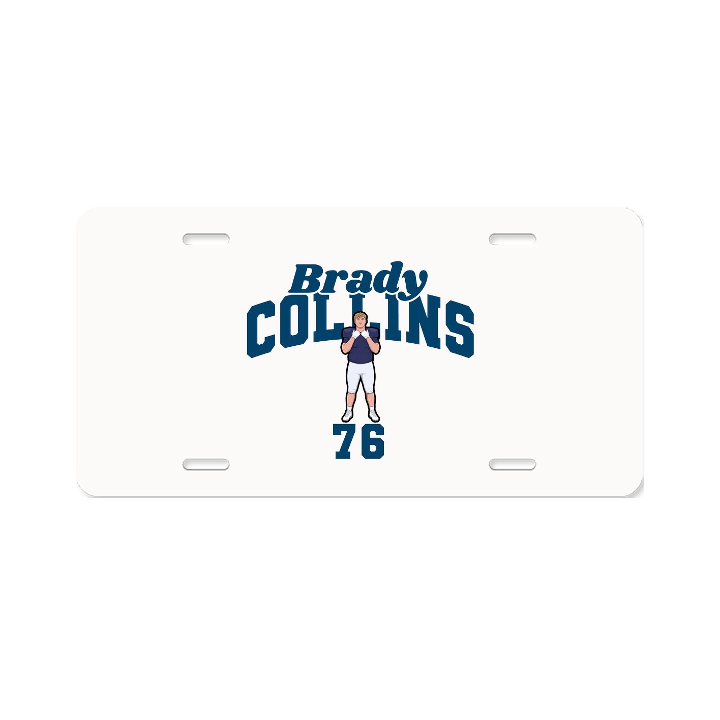 License Plate — Signature Arch in Classic