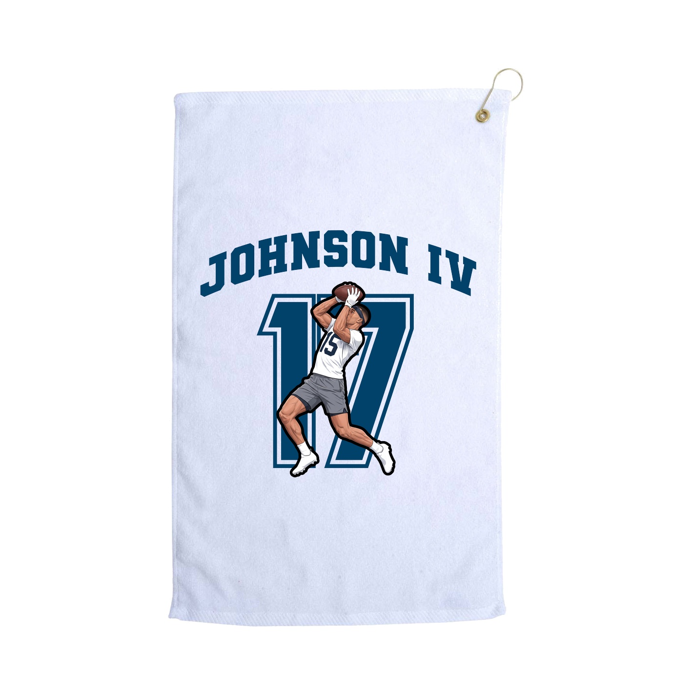 Golf Towel — Number in White