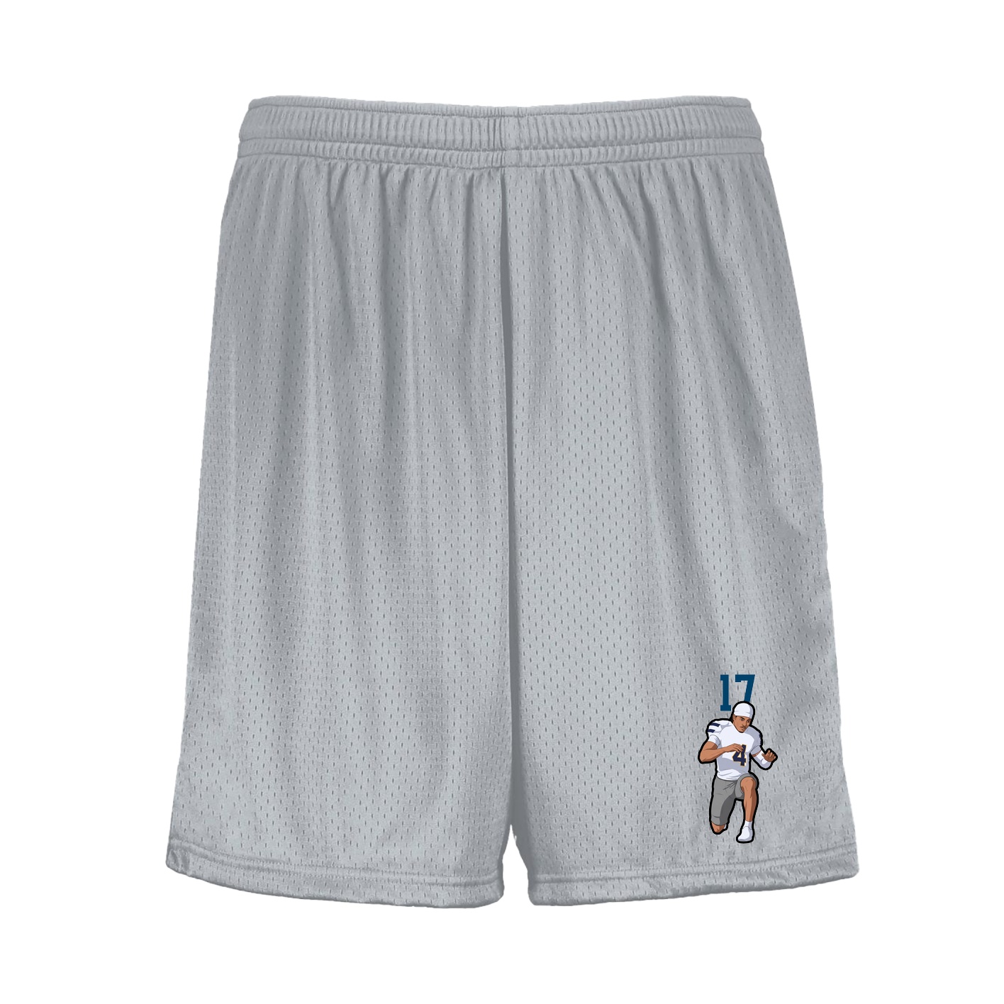 Shorts — Number Top in Silver
