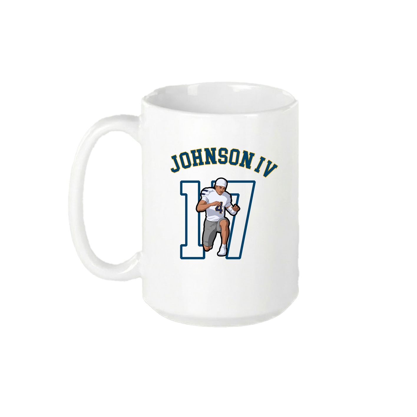 15oz Coffee Mug — Shirsey Arch in White