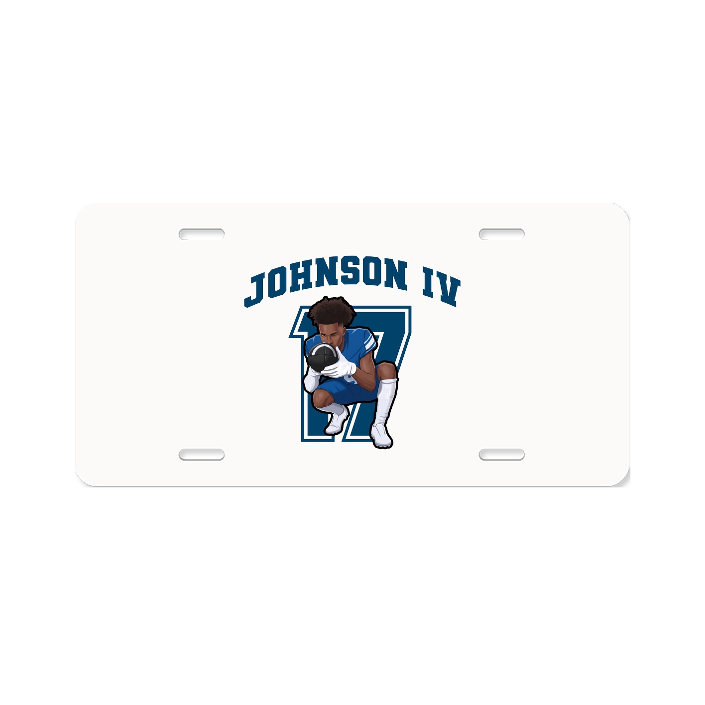 License Plate — Number in Classic