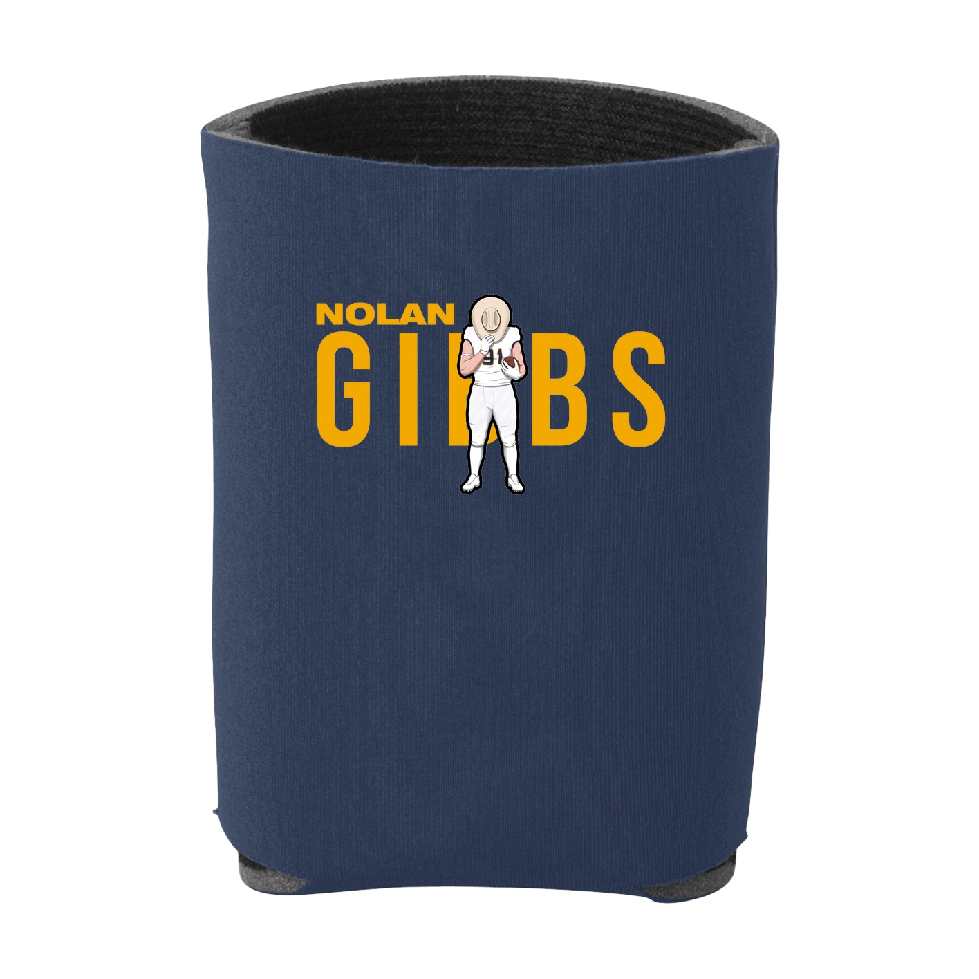 Can Holder — Player Name in Navy