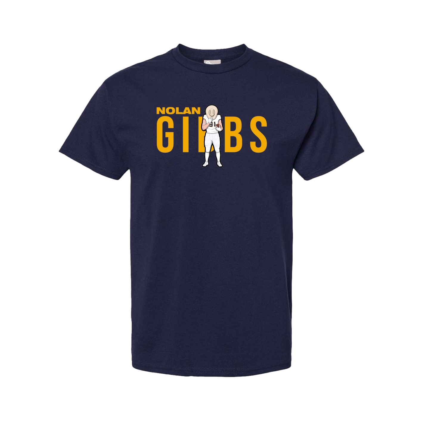 Tee — Player Name in Navy