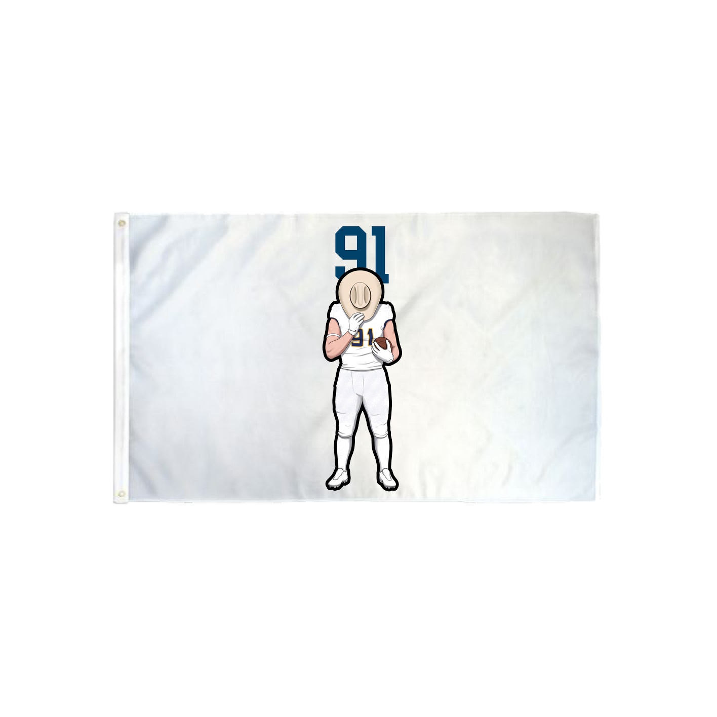3x5 Flag — Number Top in Classic