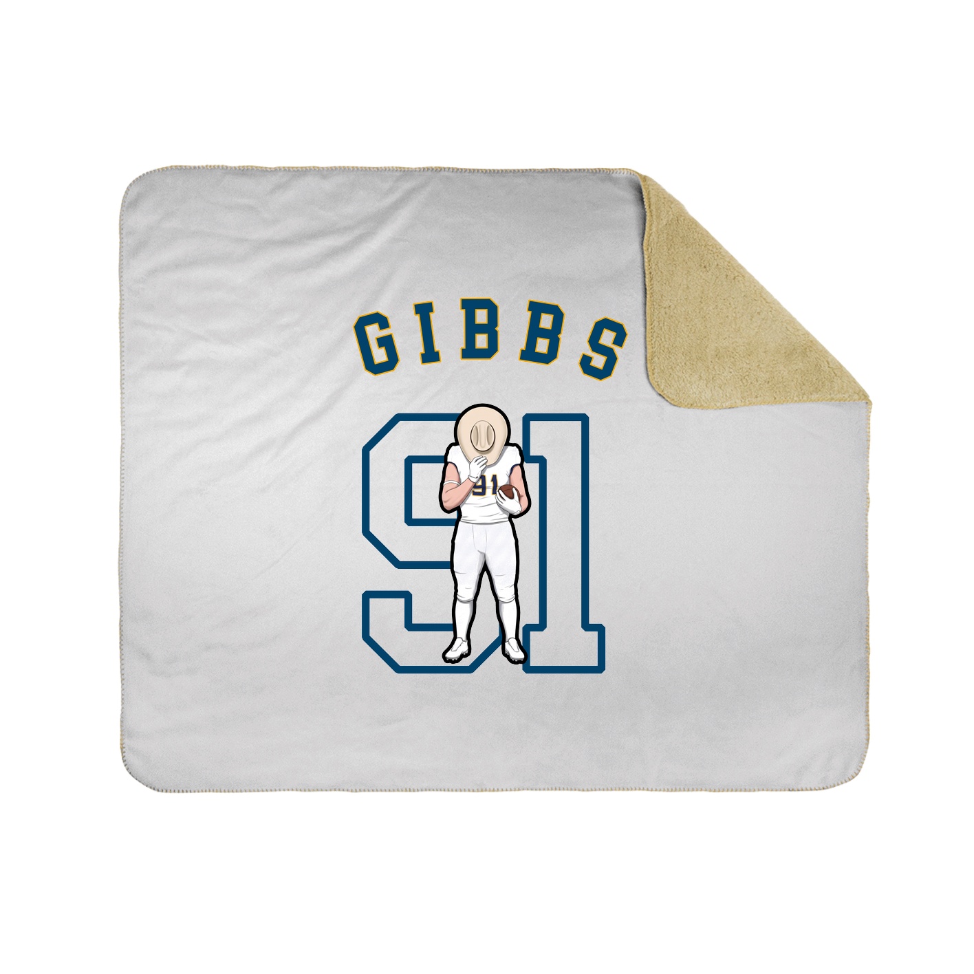 Throw Blanket — Shirsey Arch in White