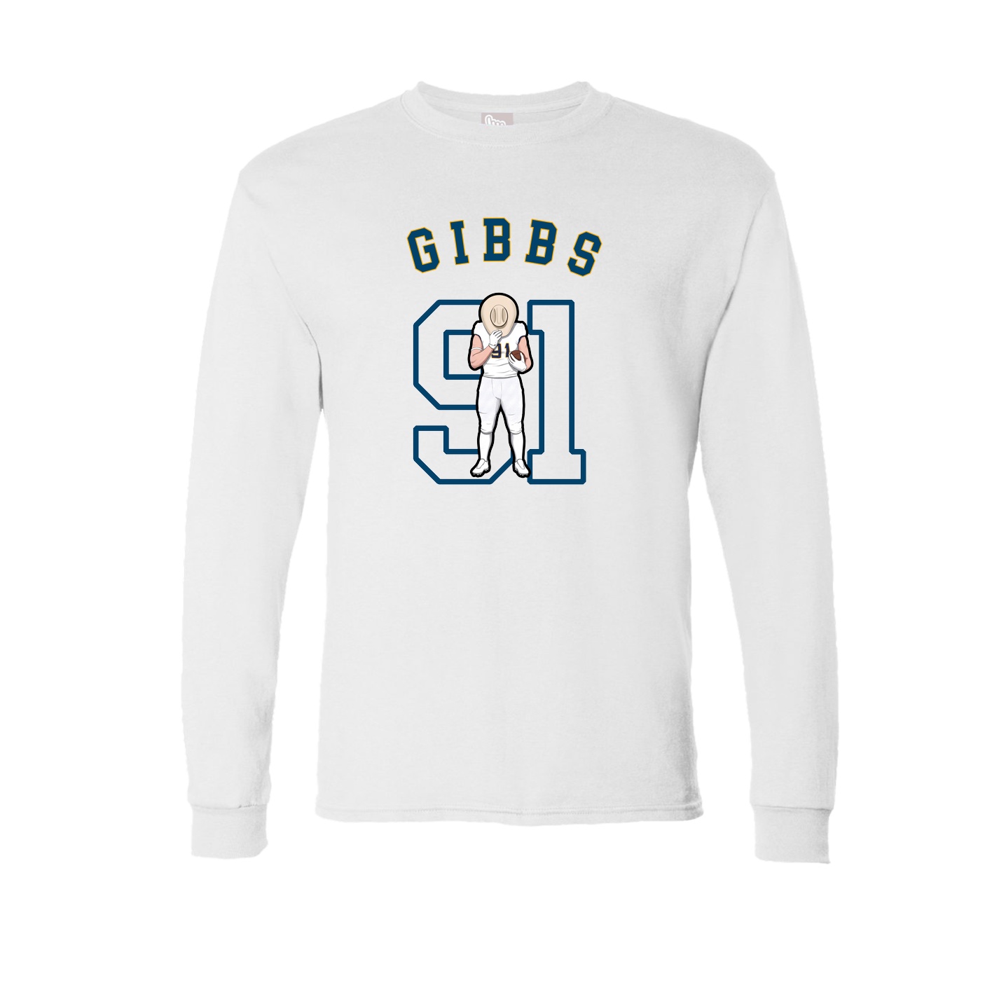Long Sleeve Tee — Shirsey Arch in White