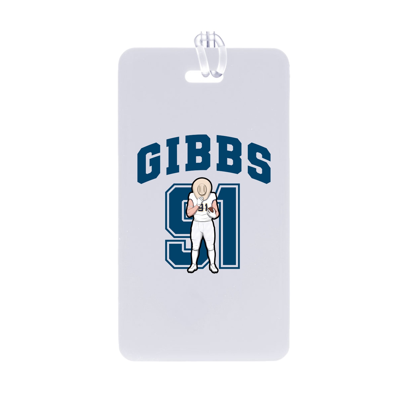 Bag Tag — Number in Classic