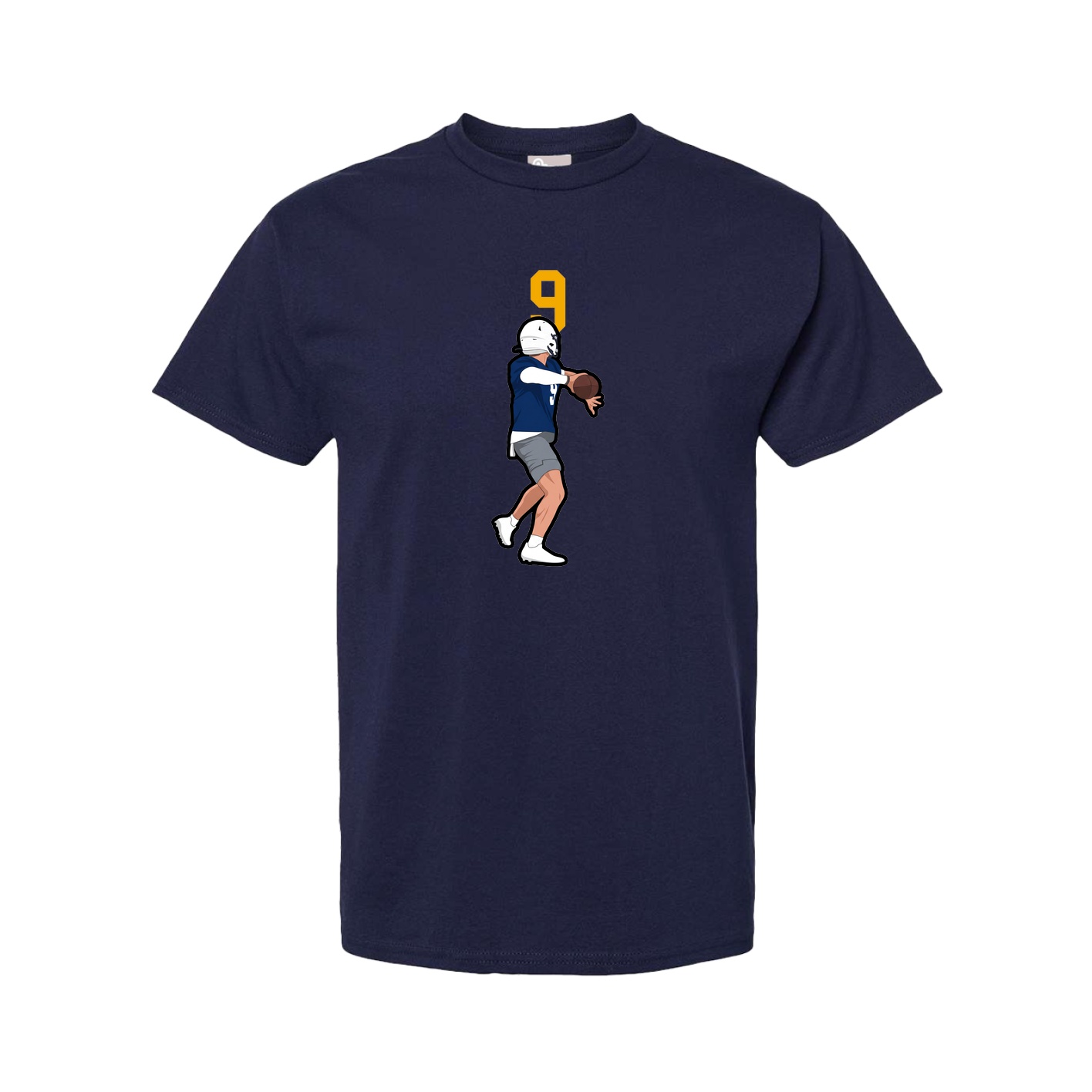 Tee — Number Top in Navy