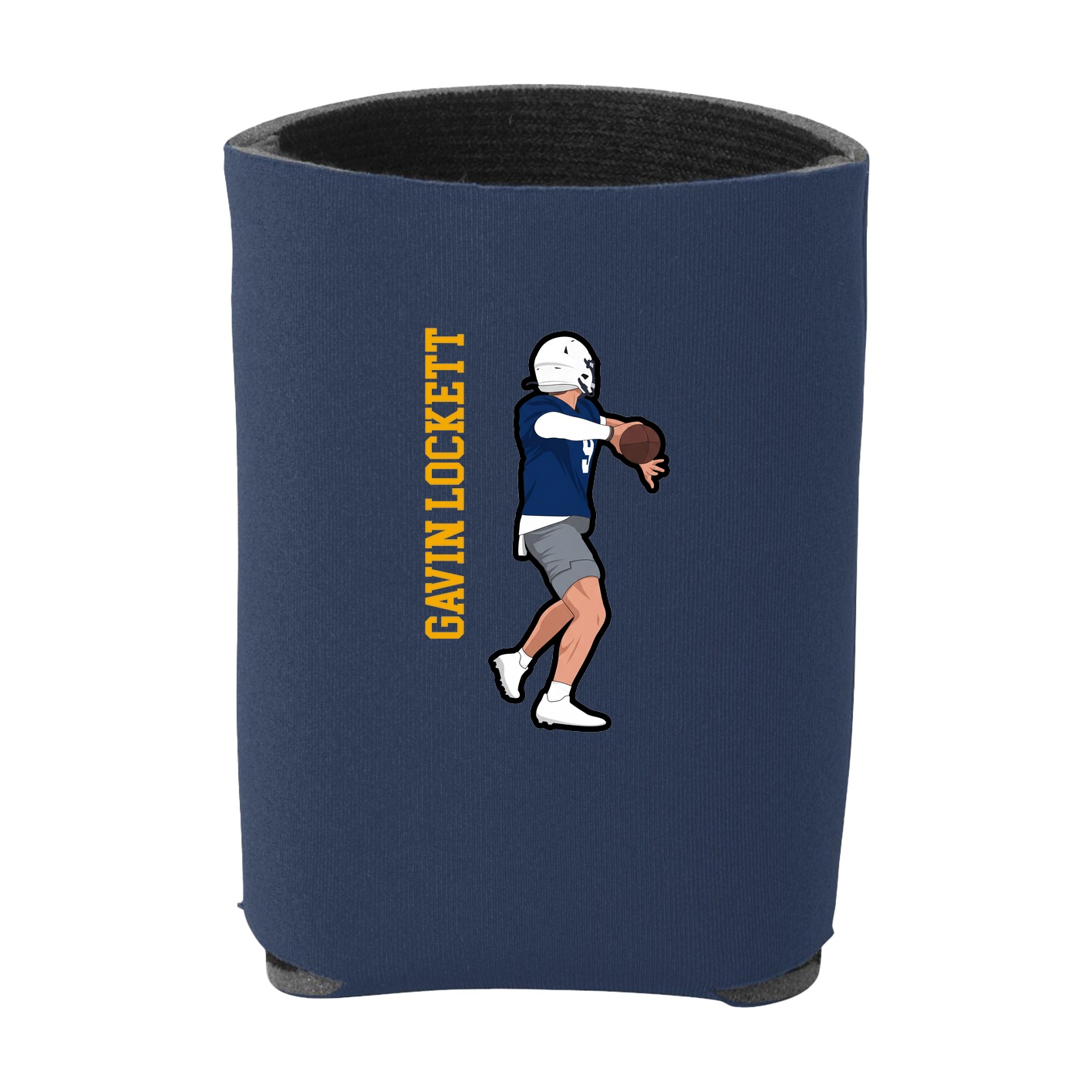 Can Holder — Name Vertical in Navy