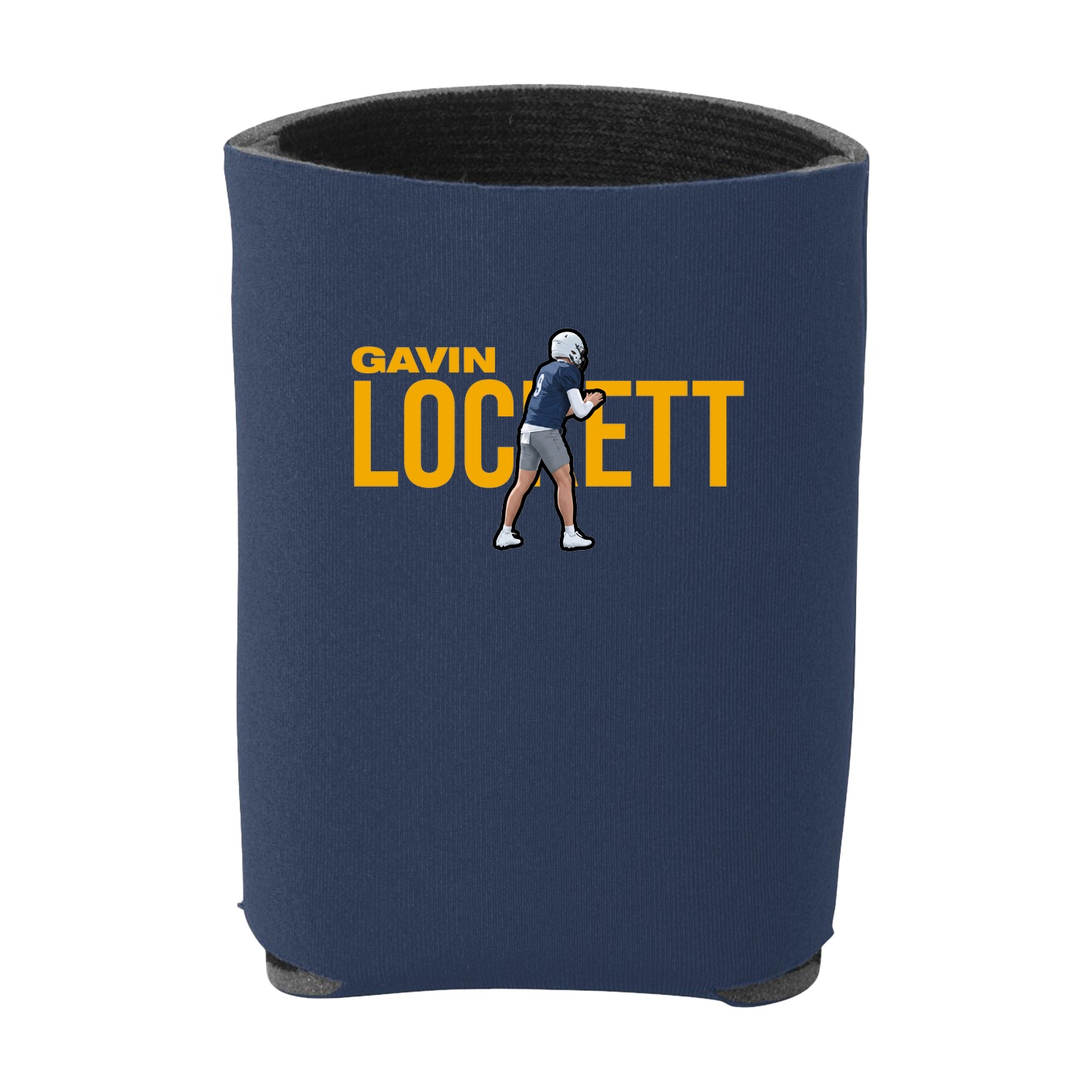 Can Holder — Player Name in Navy