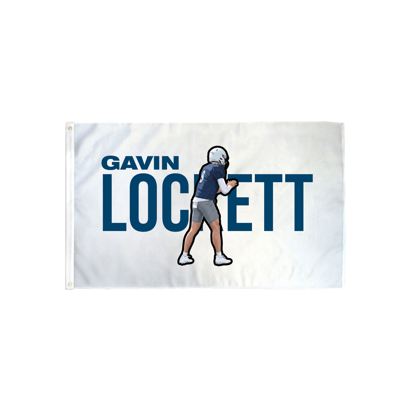 3x5 Flag — Player Name in Classic