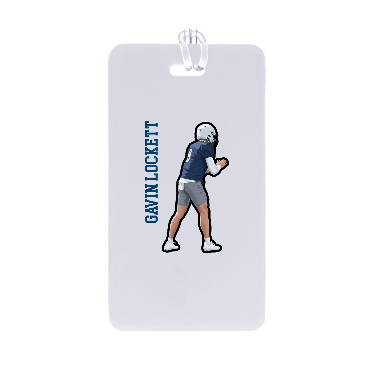 Bag Tag — Name Vertical in Classic