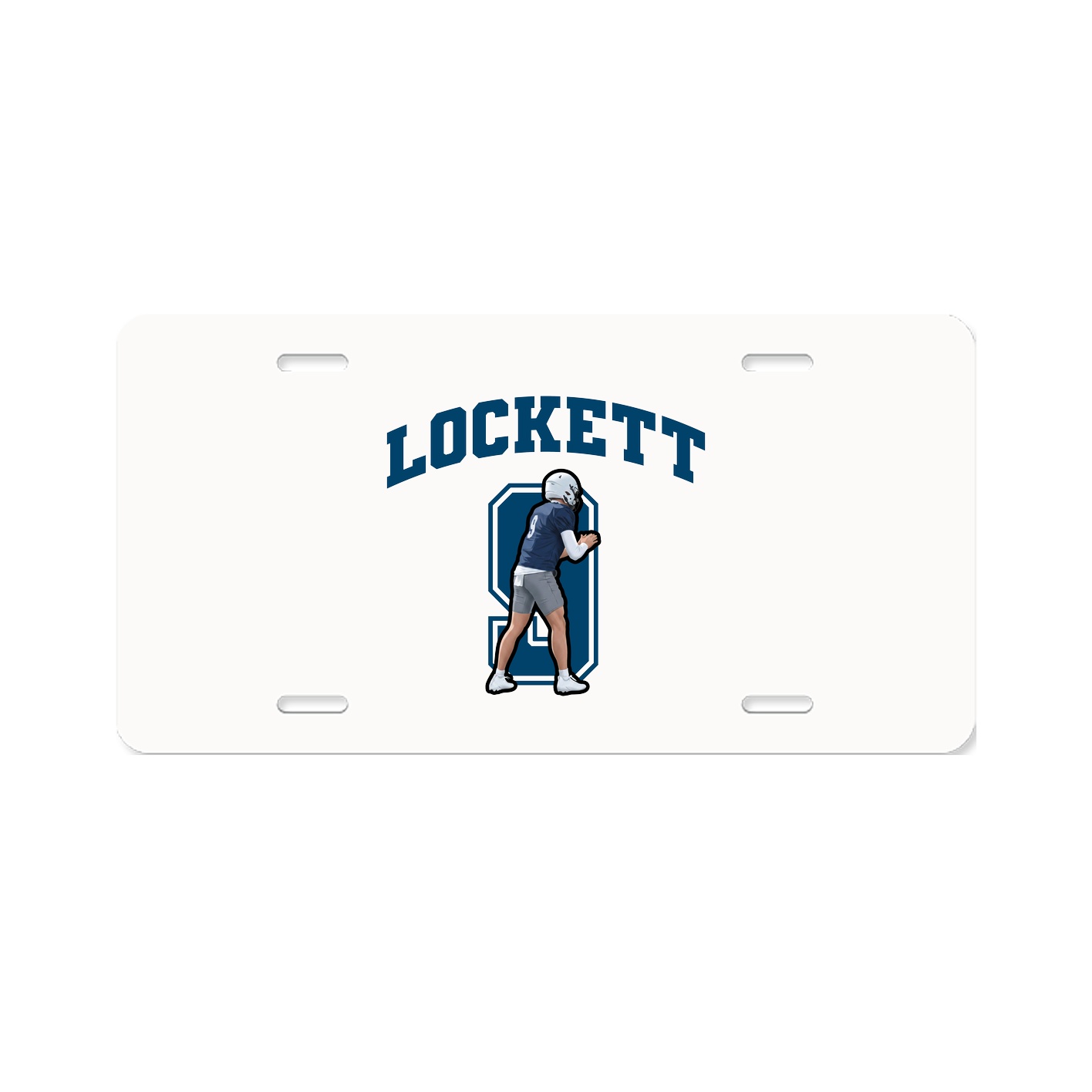 License Plate — Number in Classic