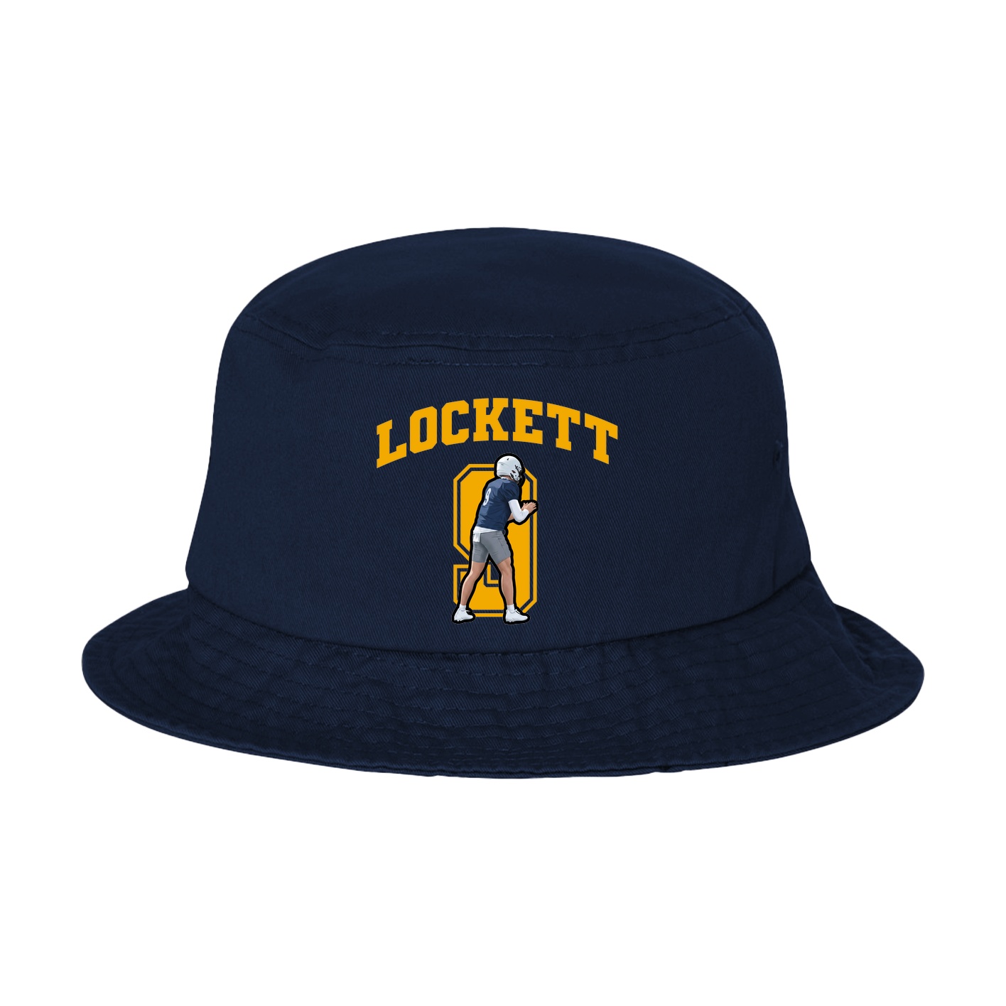 Bucket Cap — Number in Navy