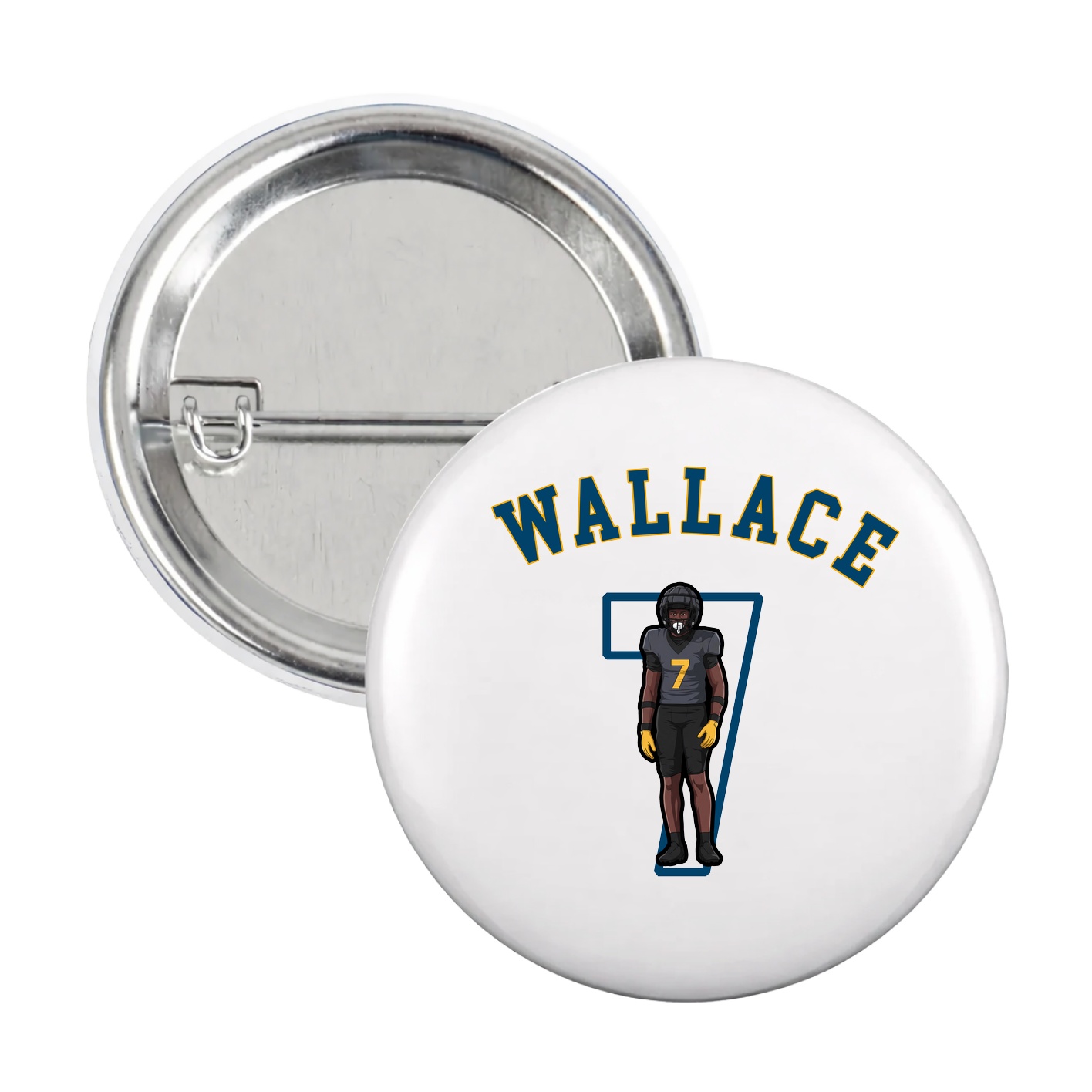 Game Day Button — Shirsey Arch in White