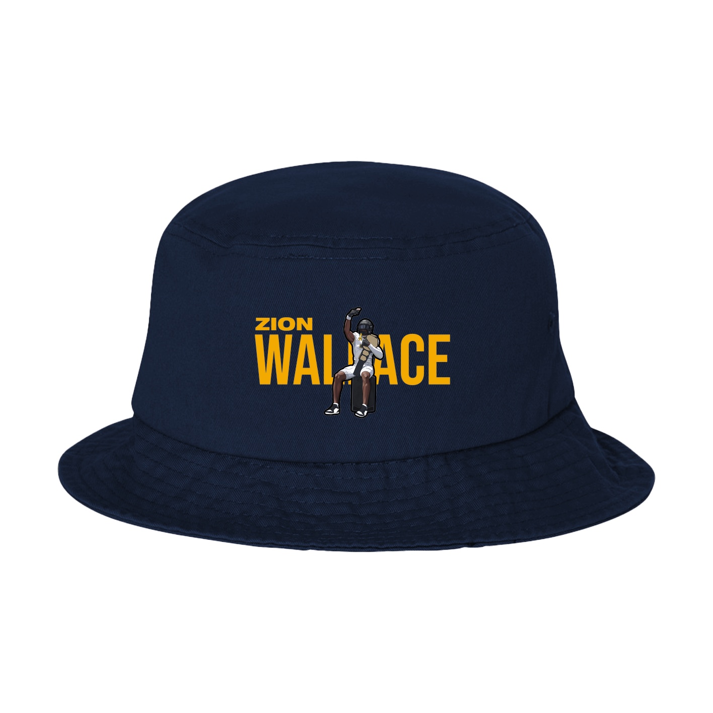 Bucket Cap — Player Name in Navy