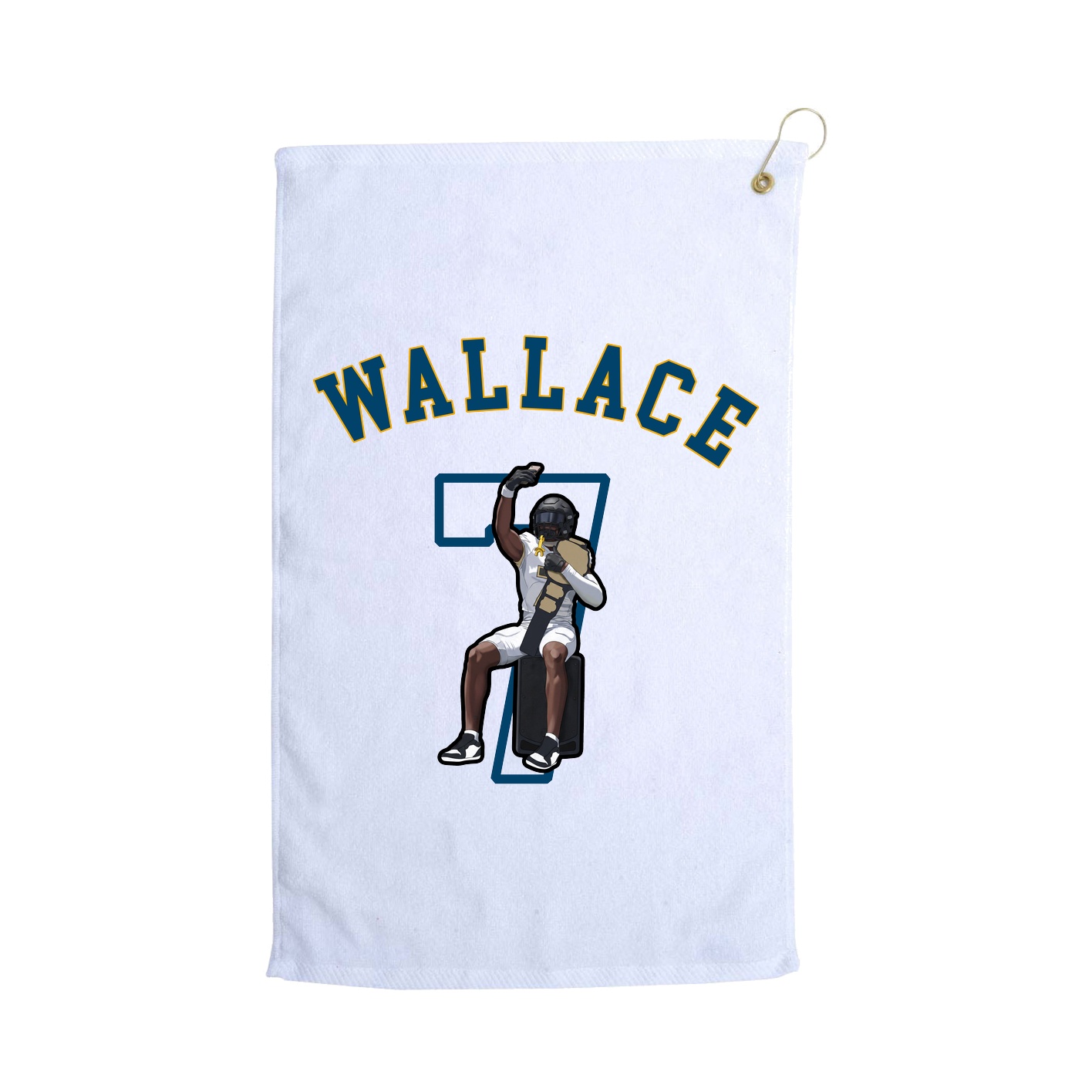 Golf Towel — Shirsey Arch in White