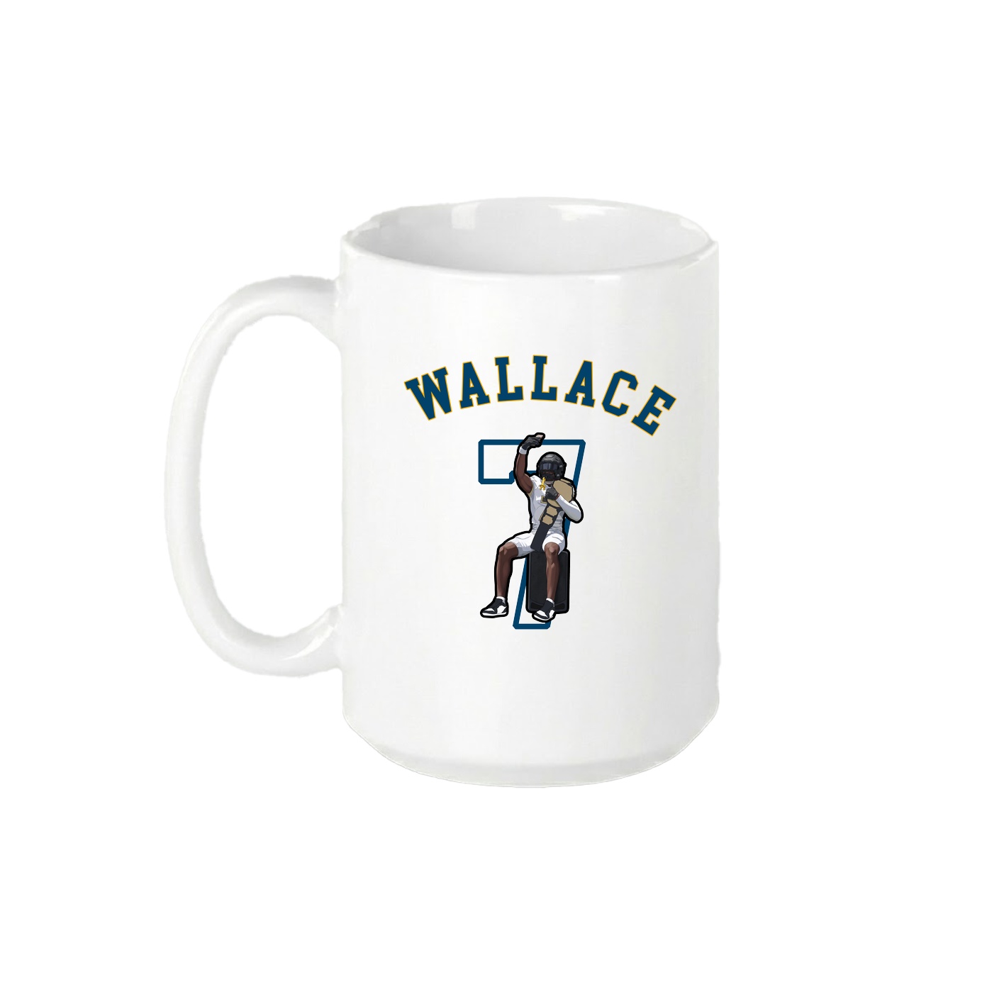 15oz Coffee Mug — Shirsey Arch in White