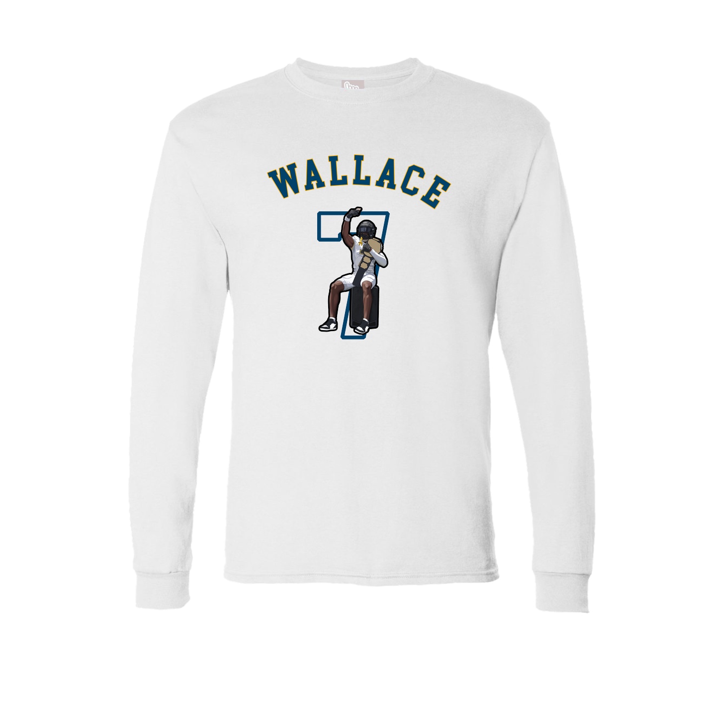 Long Sleeve Tee — Shirsey Arch in White