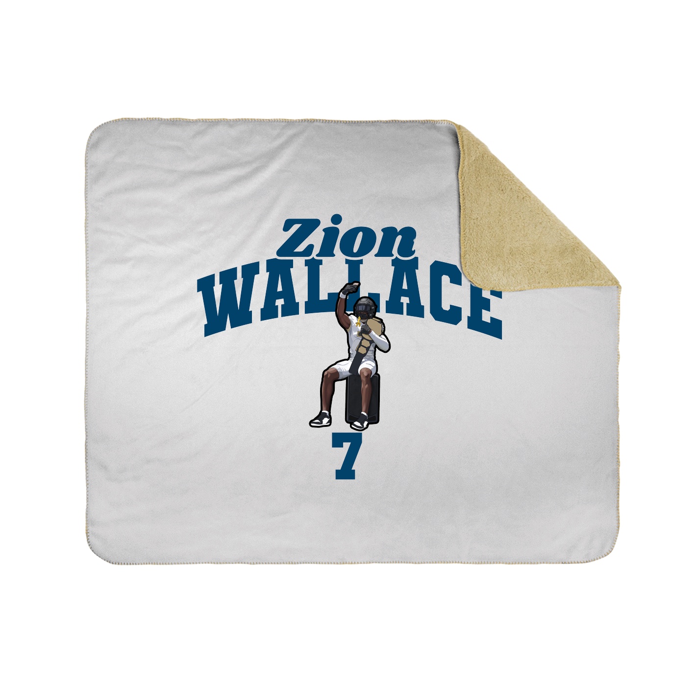 Throw Blanket — Signature Arch in White