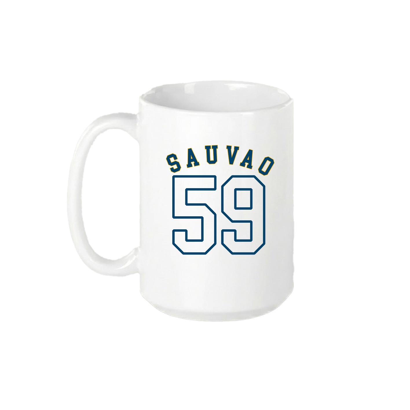 15oz Coffee Mug — Shirsey Arch in White