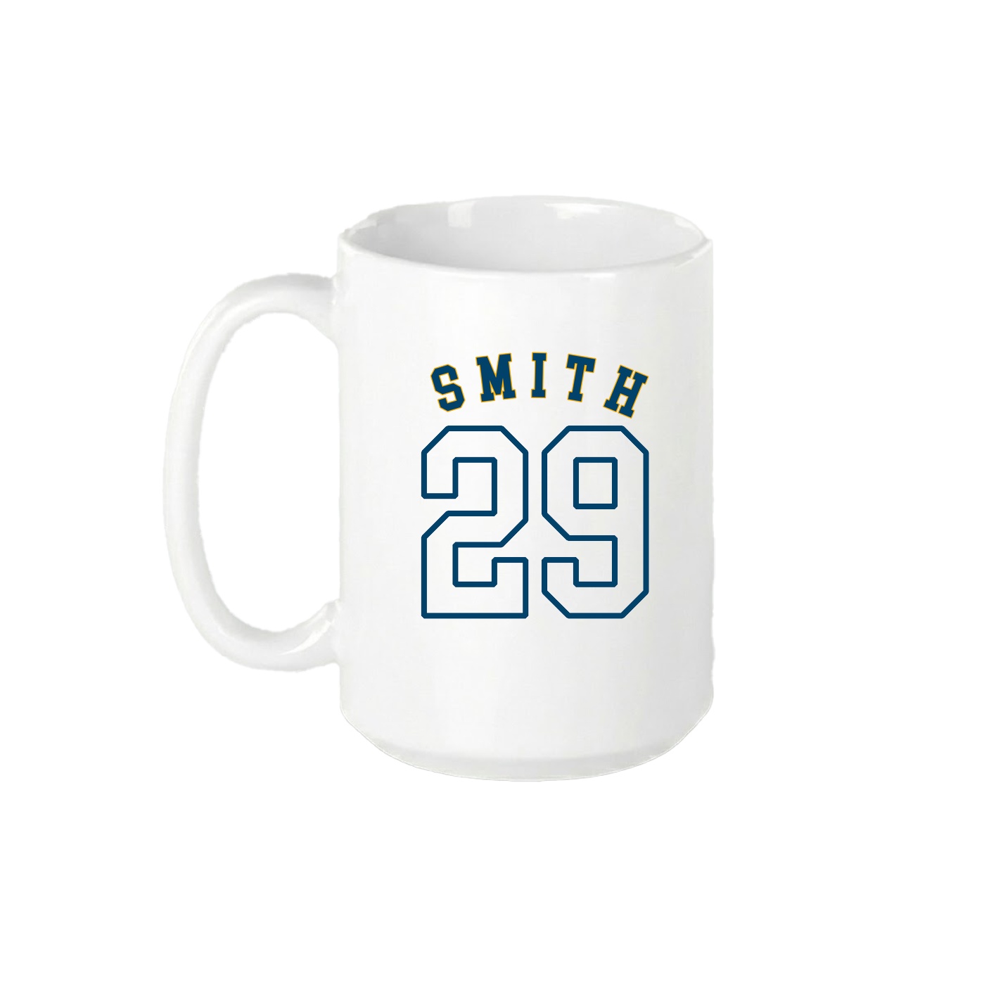 15oz Coffee Mug — Shirsey Arch in White