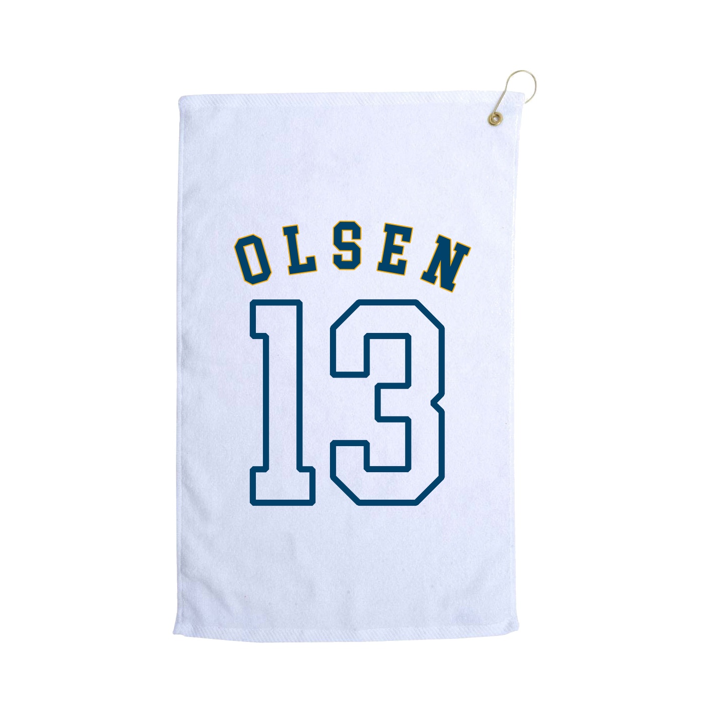 Golf Towel — Shirsey Arch in White
