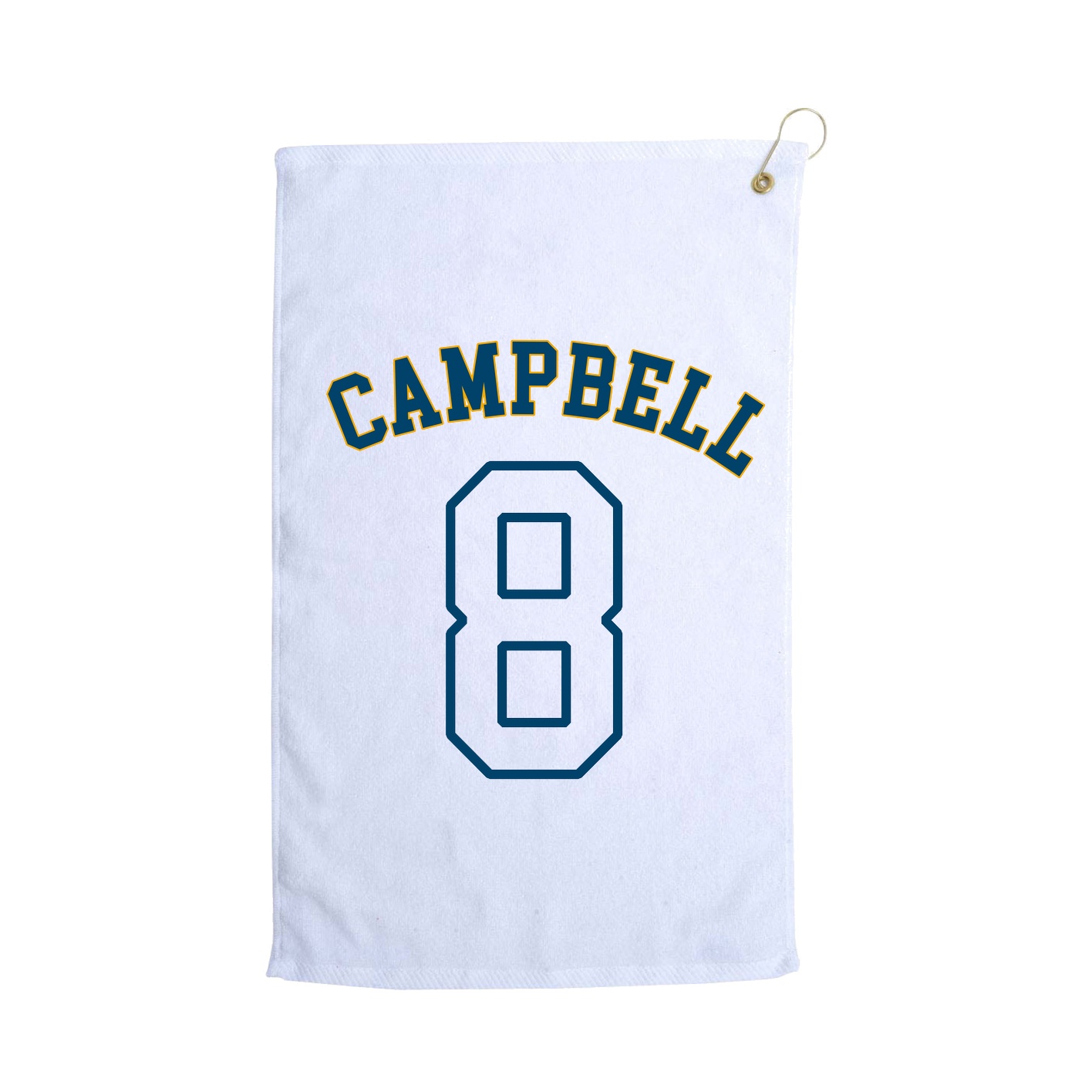 Golf Towel — Shirsey Arch in White
