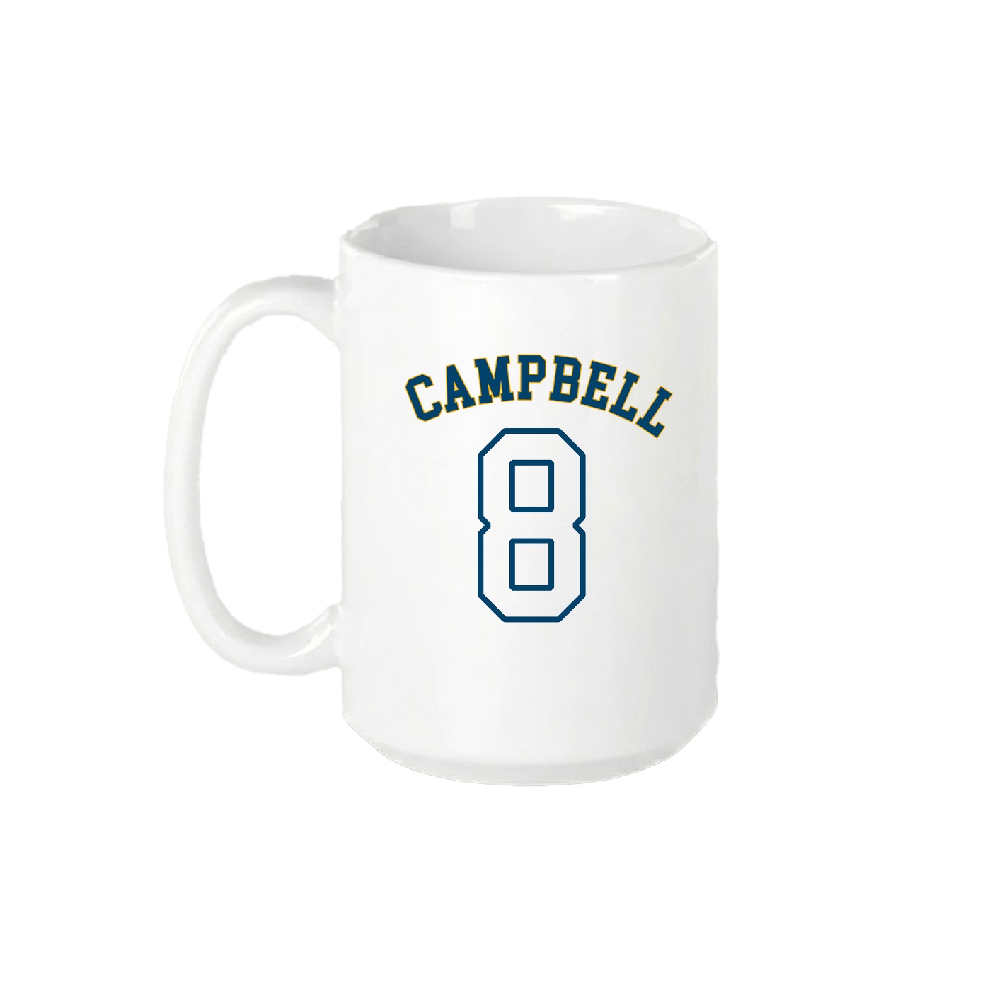 15oz Coffee Mug — Shirsey Arch in White
