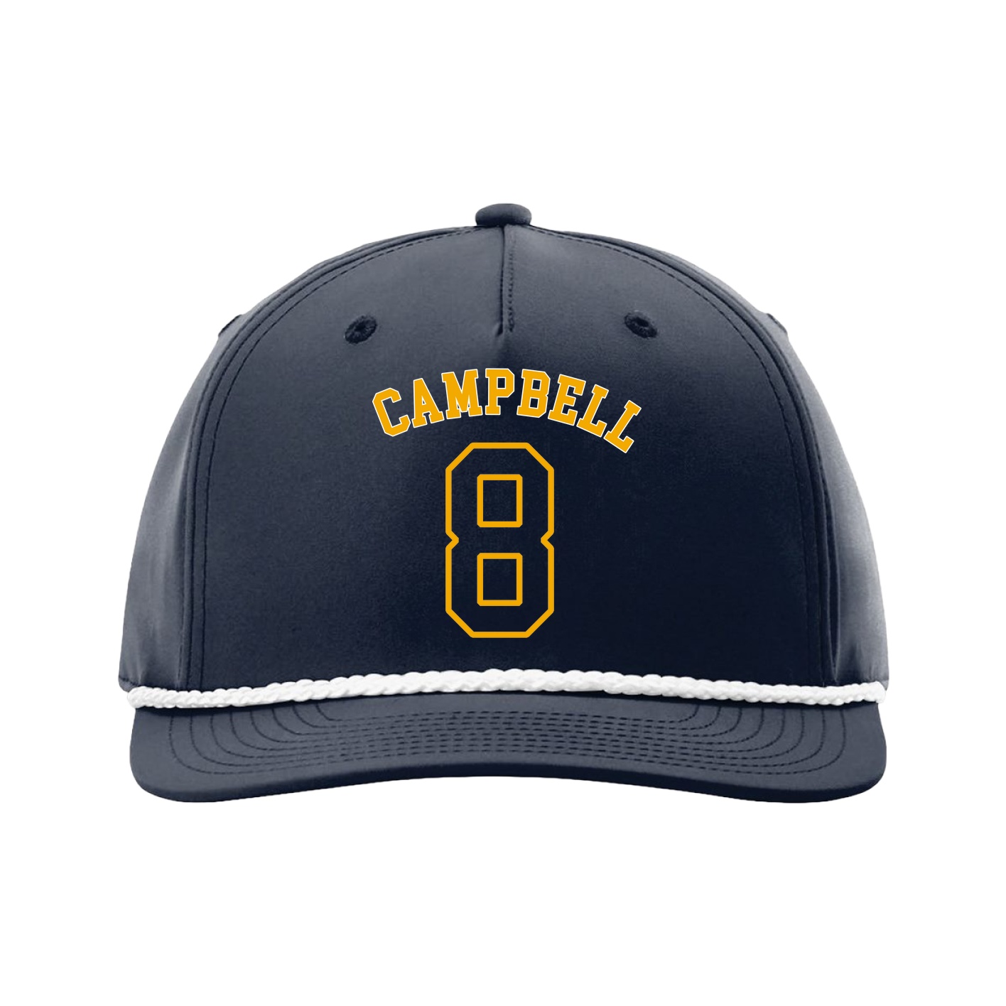 Five-Panel Classic Rope Cap — Shirsey Arch in Navy