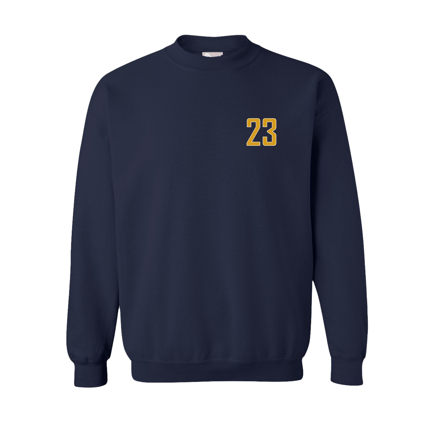 Fleece Crew — Front Shirsy in Navy