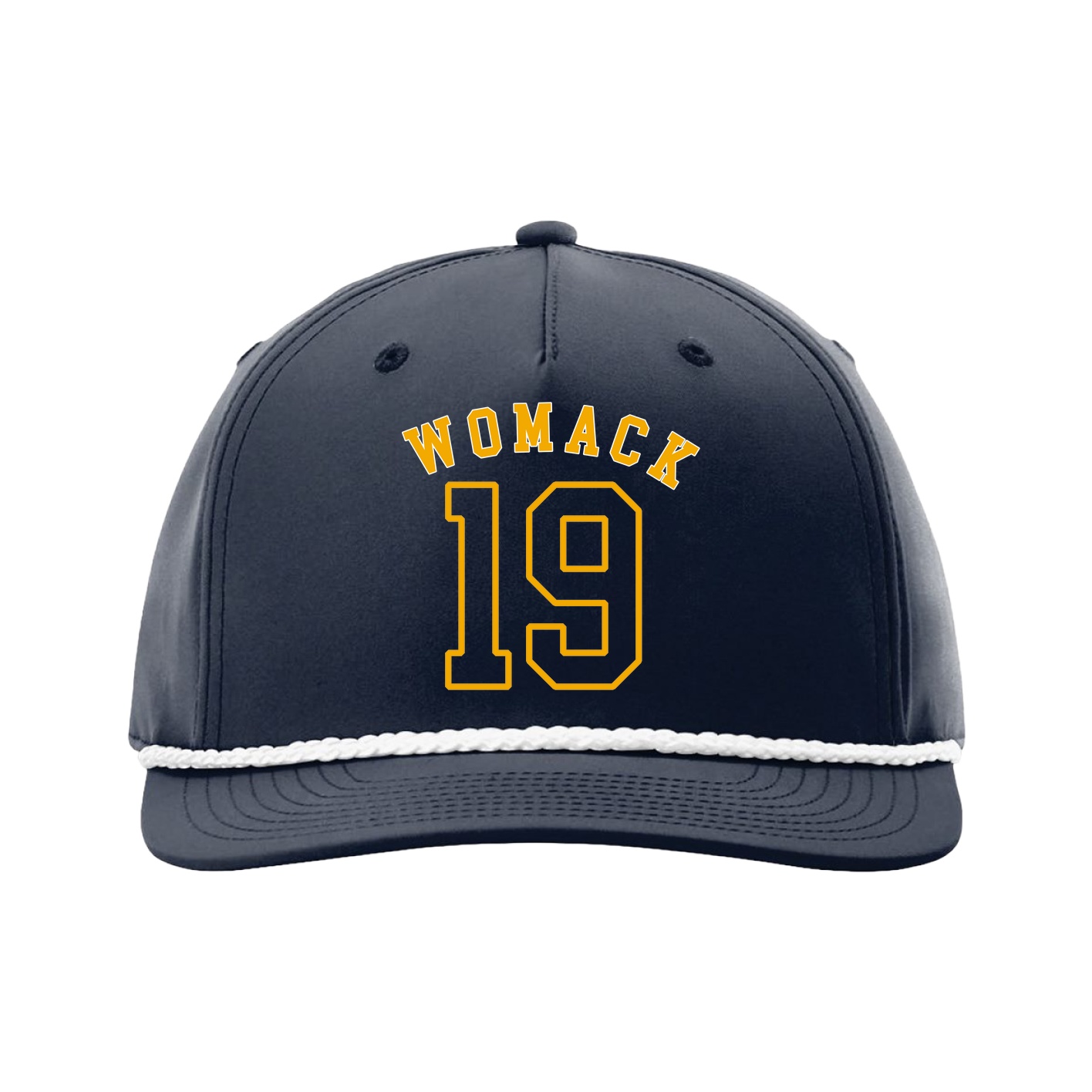 Five-Panel Classic Rope Cap — Shirsey Arch in Navy