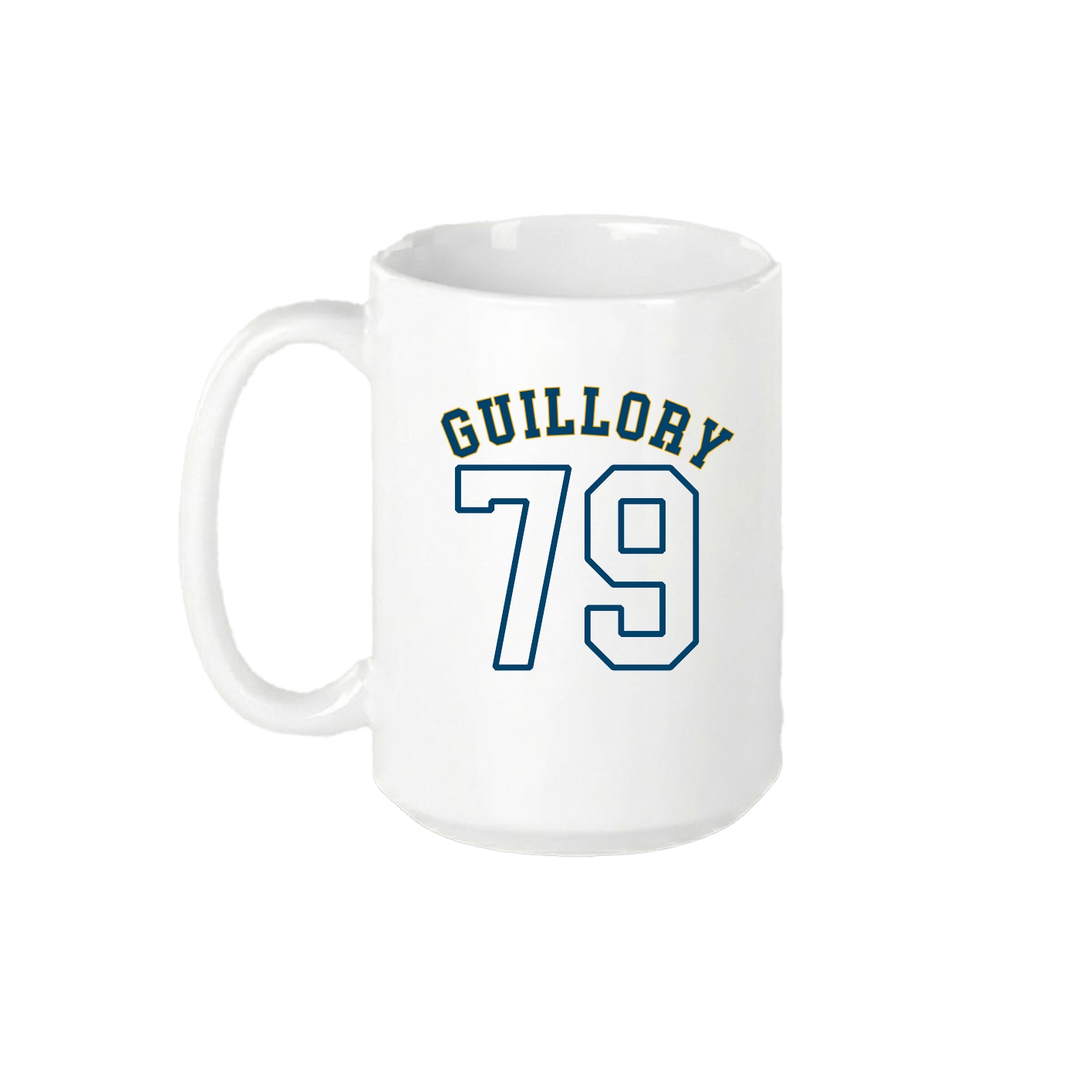 15oz Coffee Mug — Shirsey Arch in White