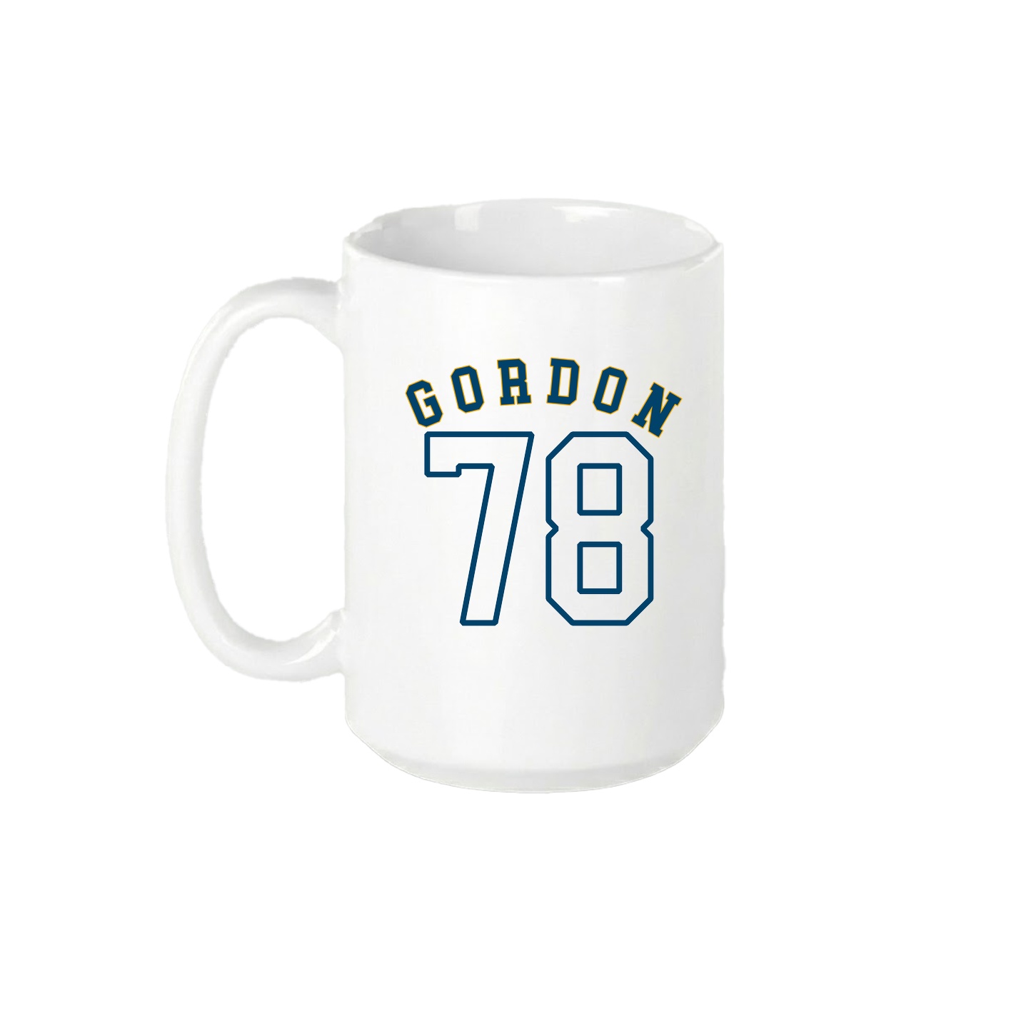 15oz Coffee Mug — Shirsey Arch in White