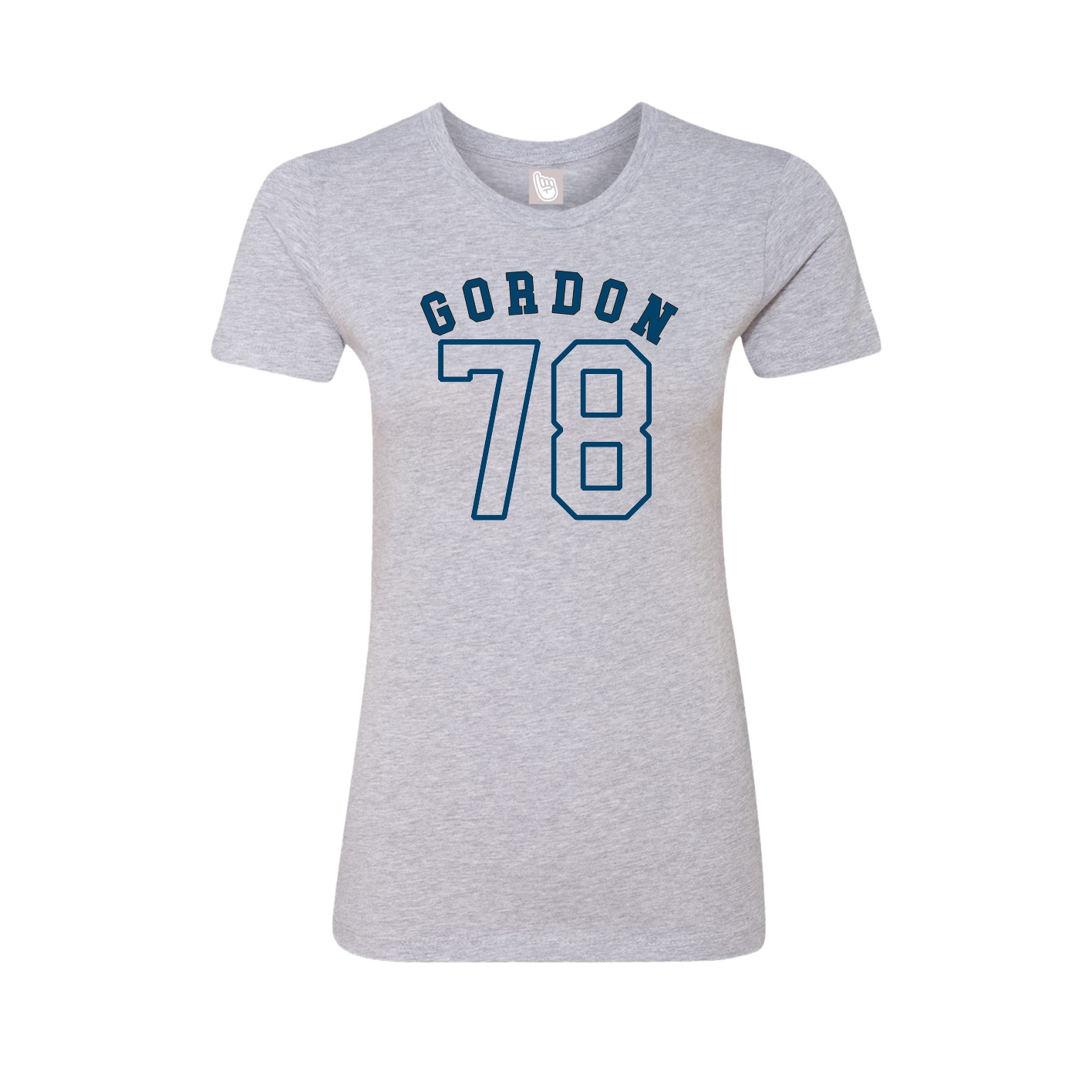 Fitted Women's Tee — Shirsey Arch in Grey