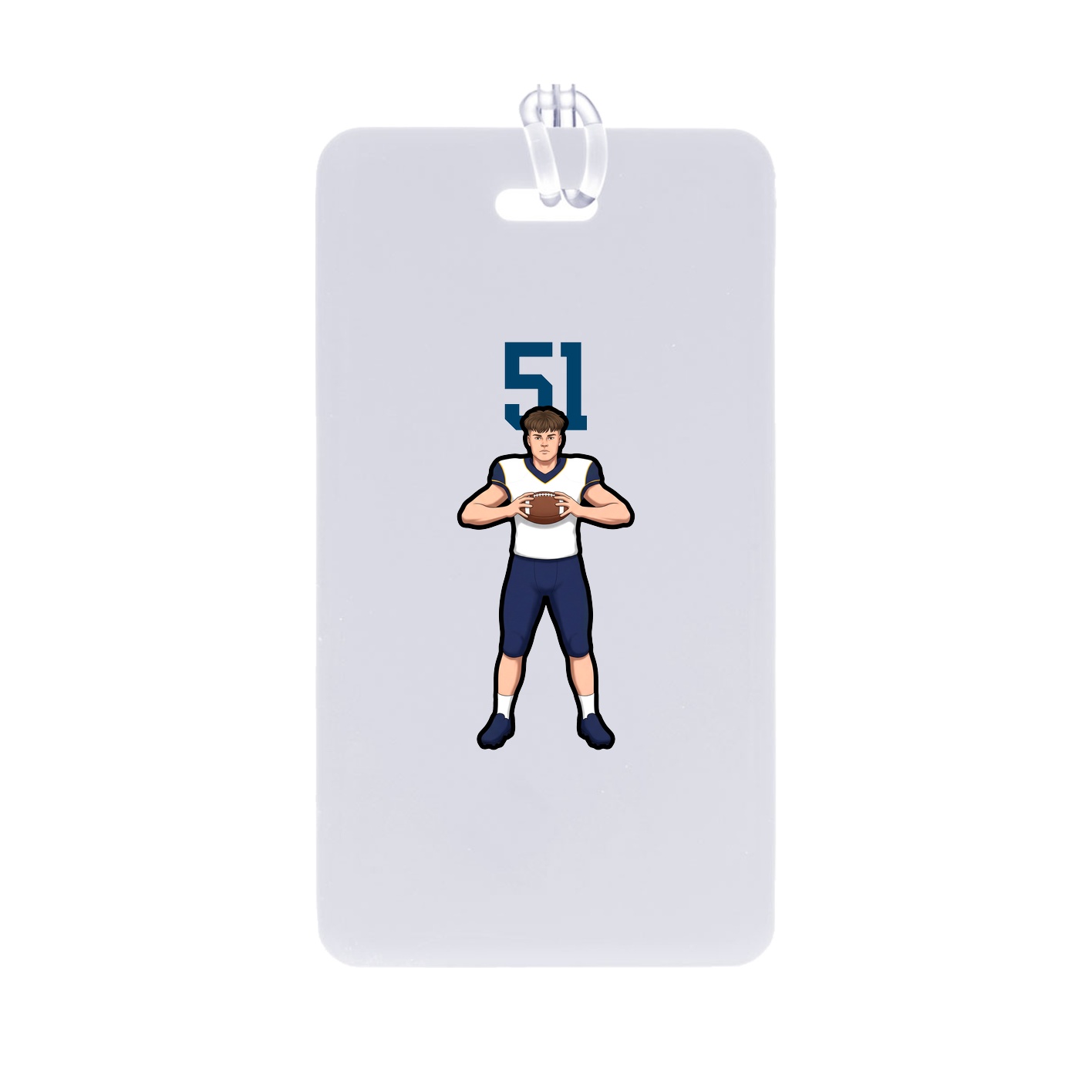 Bag Tag — Number Top in Classic