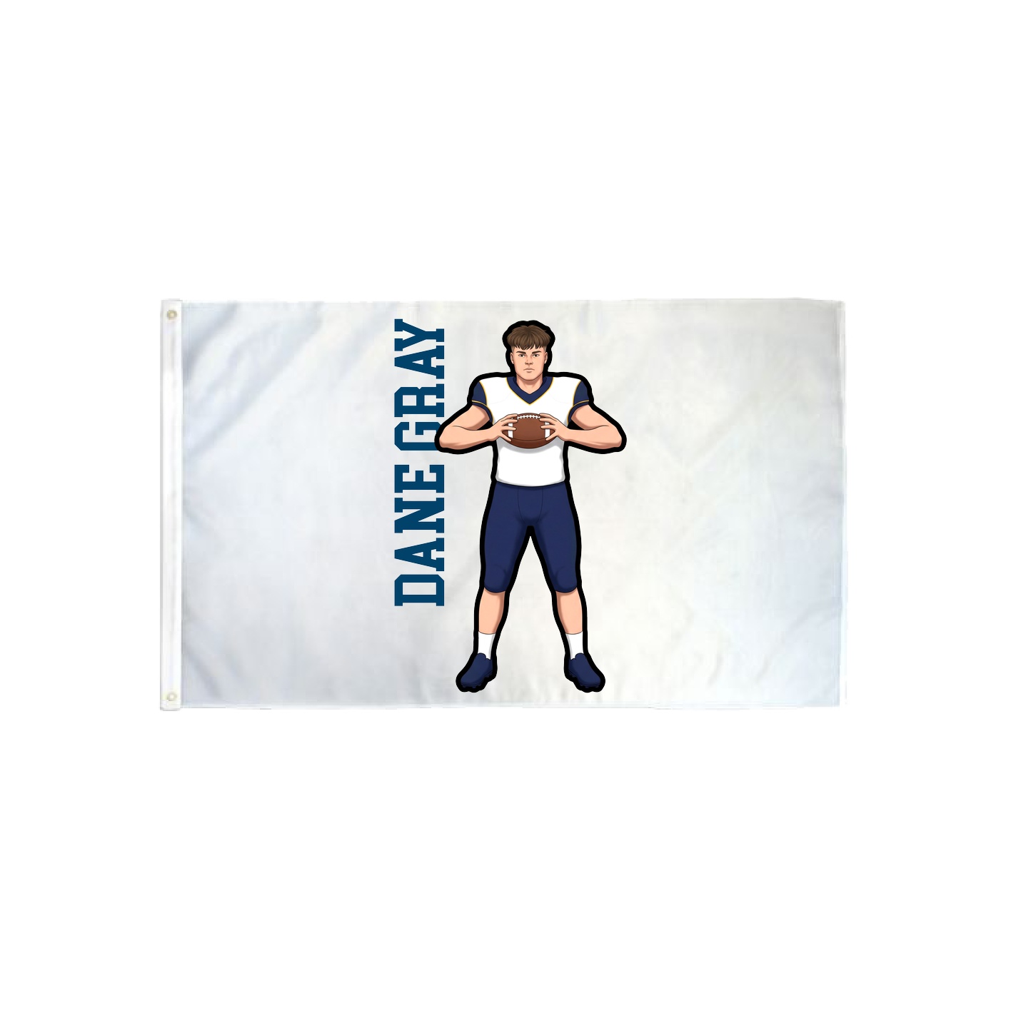 3x5 Flag — Name Vertical in Classic