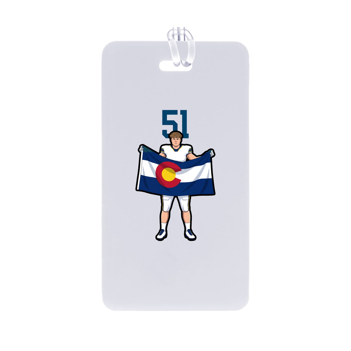 Bag Tag — Number Top in Classic