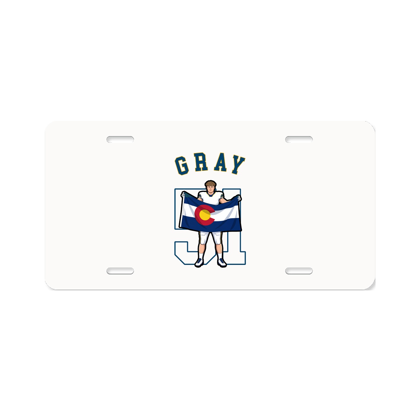 License Plate — Shirsey Arch in Classic