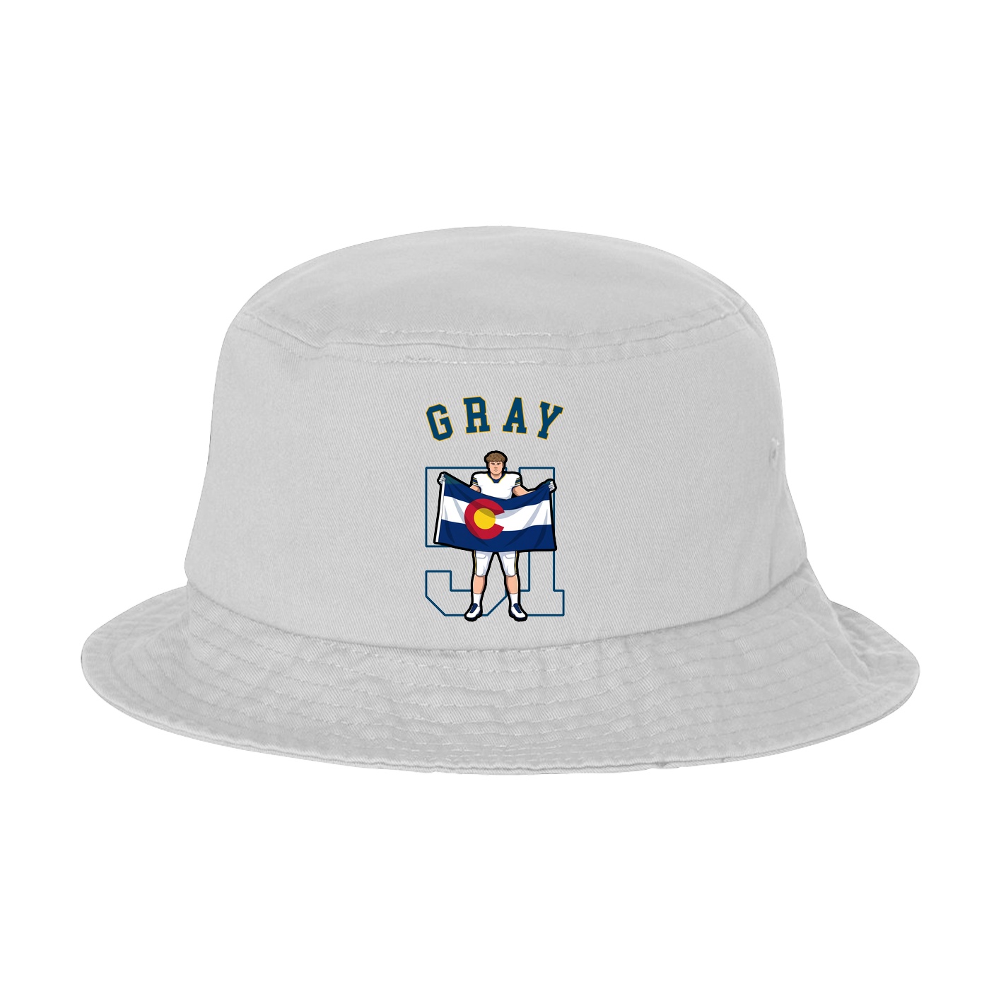 Bucket Cap — Shirsey Arch in White