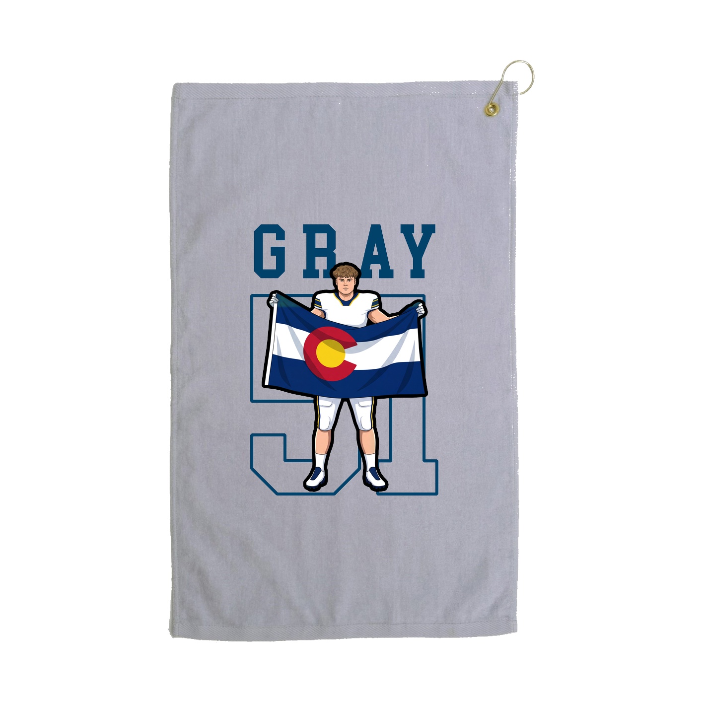 Golf Towel — Shirsey in Grey