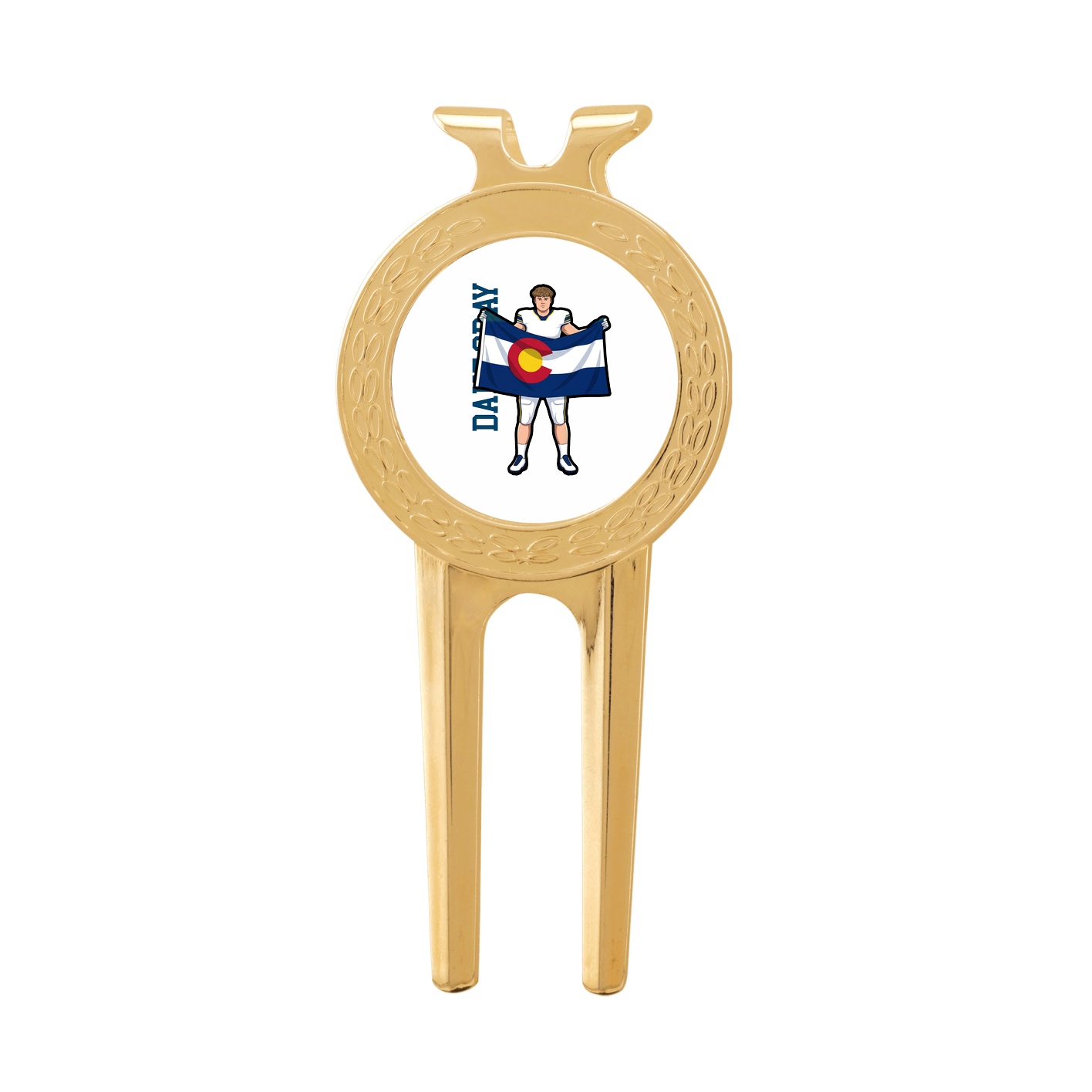 Divot Tool with Ball Marker — Name Vertical in Classic