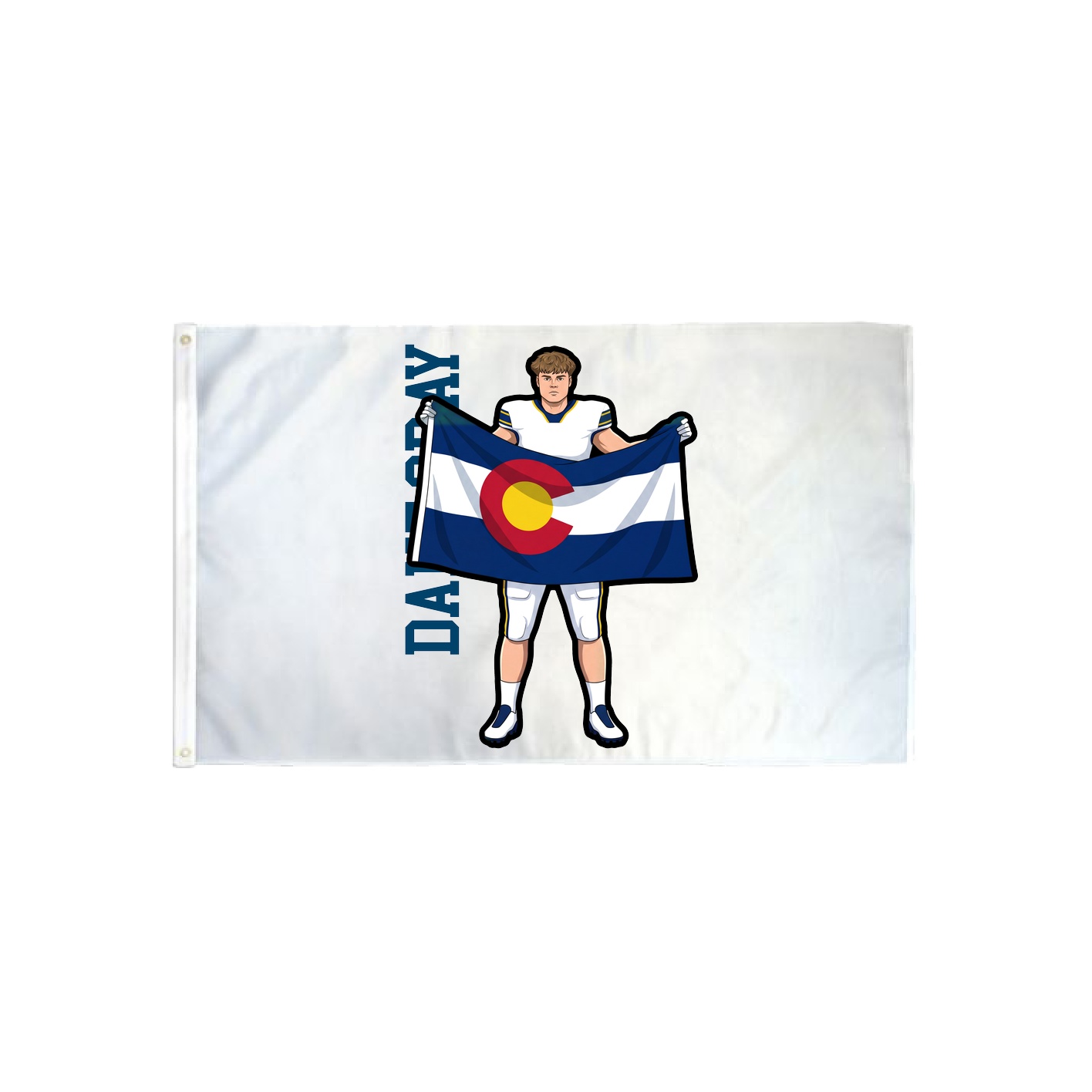3x5 Flag — Name Vertical in Classic