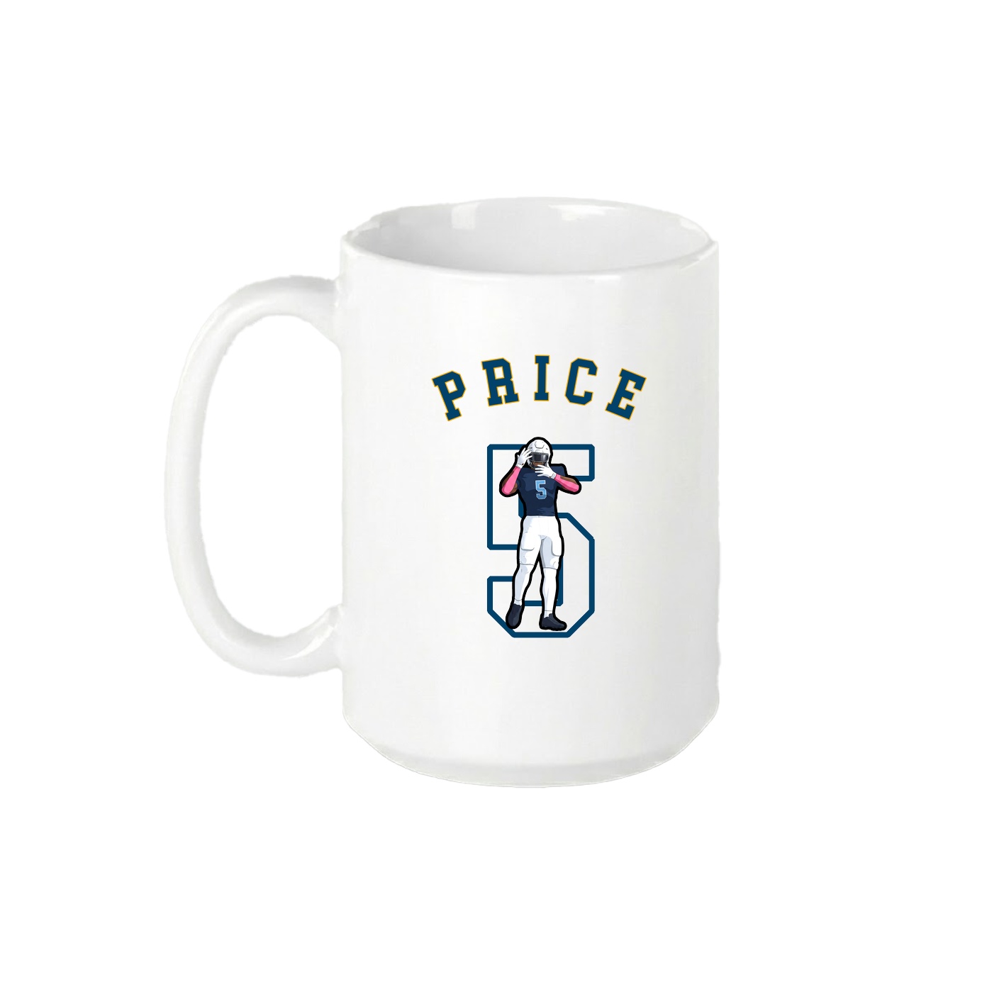 15oz Coffee Mug — Shirsey Arch in White