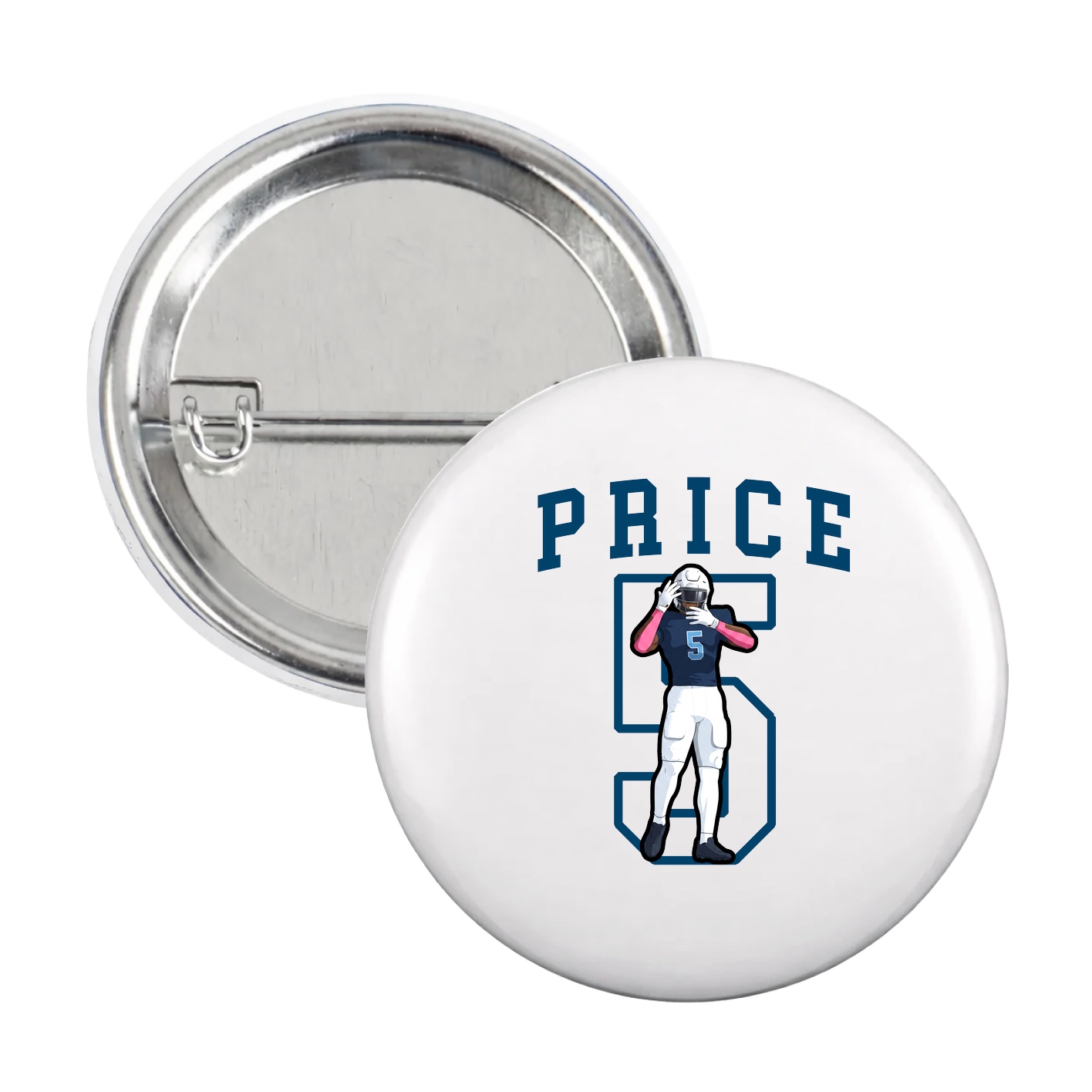 Game Day Button — Shirsey in White